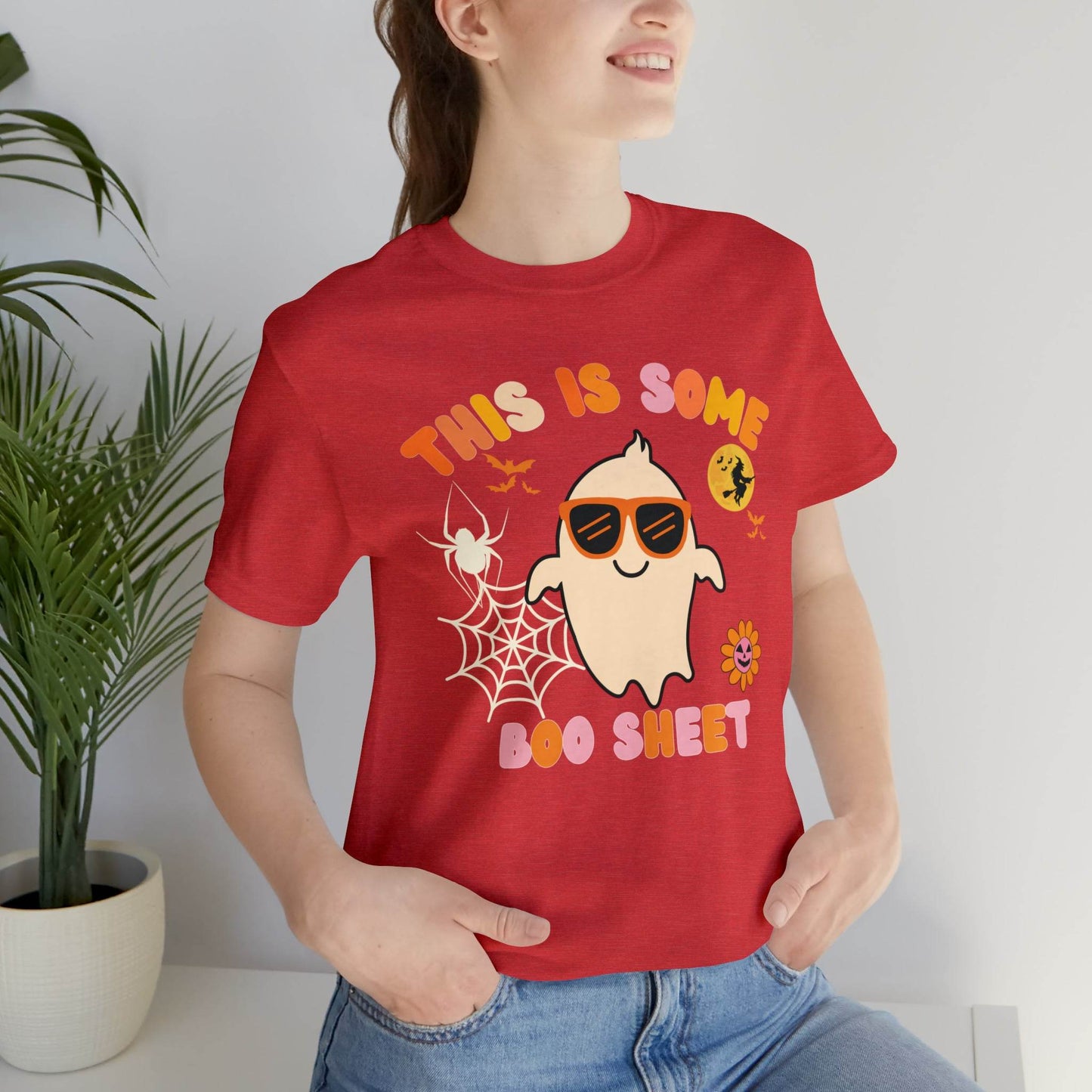 This Is Some Boo Sheet Funny Halloween Shirt Funny Halloween Costume Spooky Season Tee Funny Gift Shirt for Birthday Christmas Anniversary - Giftsmojo