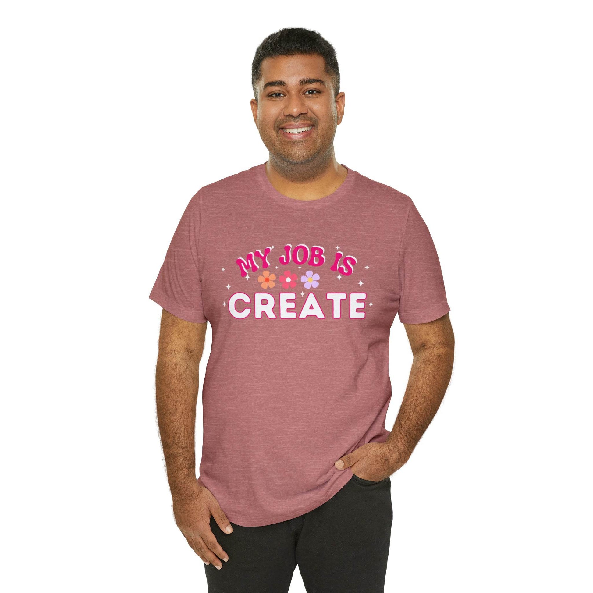 My Job is Create Shirt Artist Shirt, Content Creator Shirt Blogger Shirt Vlogger Shirt, Youtuber shirt - Giftsmojo