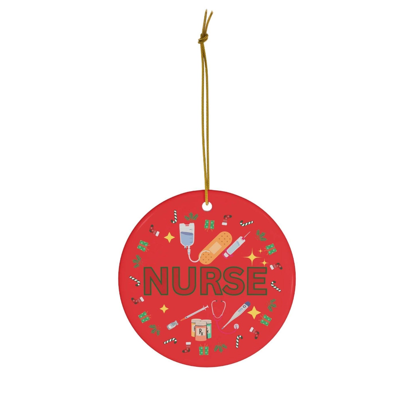 Nurse Christmas Ornament Nurse Ornament Nurse Christmas Tree Ornament Nurse Care Ornament Nurses Ornament Occupation Job - Giftsmojo
