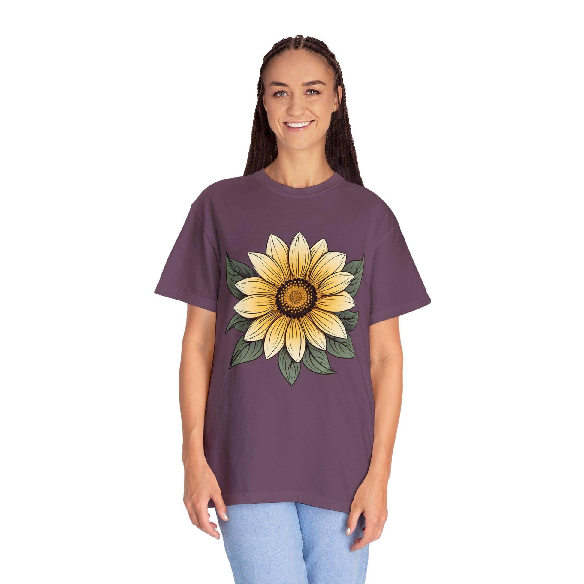 Sunflower Shirt Flower Shirt Aesthetic, Floral Graphic Tee Floral Shirt Flower T-shirt, Wild Flower Shirt Gift For Her Wildflower T-shirt - Giftsmojo