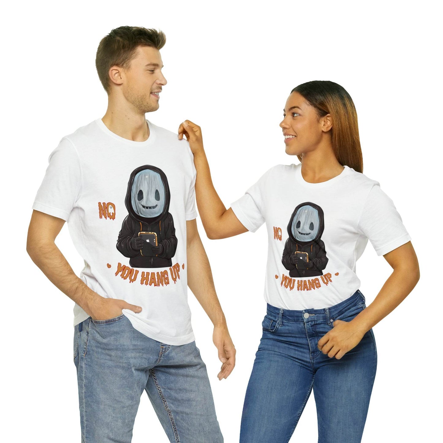 Halloween Shirt No You Hang Up Scary Halloween Costume Fall shirt Spooky Vibes Shirt - Giftsmojo