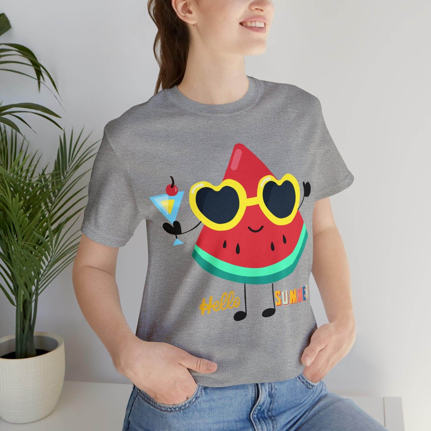 Funny Hello Summer Shirt, Water Mellon shirt, Summer shirts for women and men - Giftsmojo