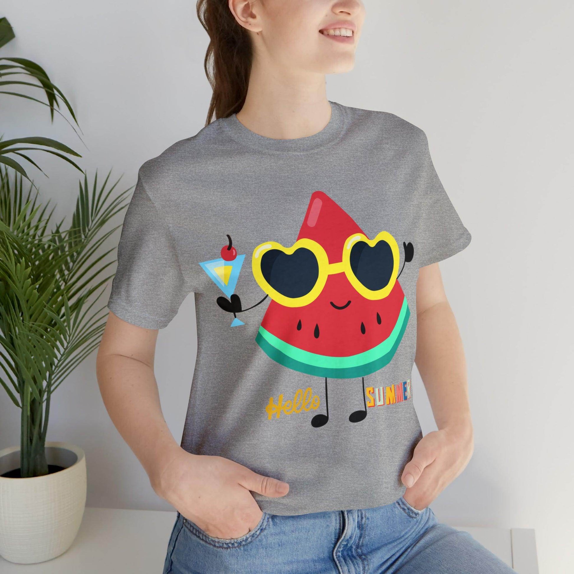 Funny Hello Summer Shirt, Water Mellon shirt, Summer shirts for women and men - Giftsmojo
