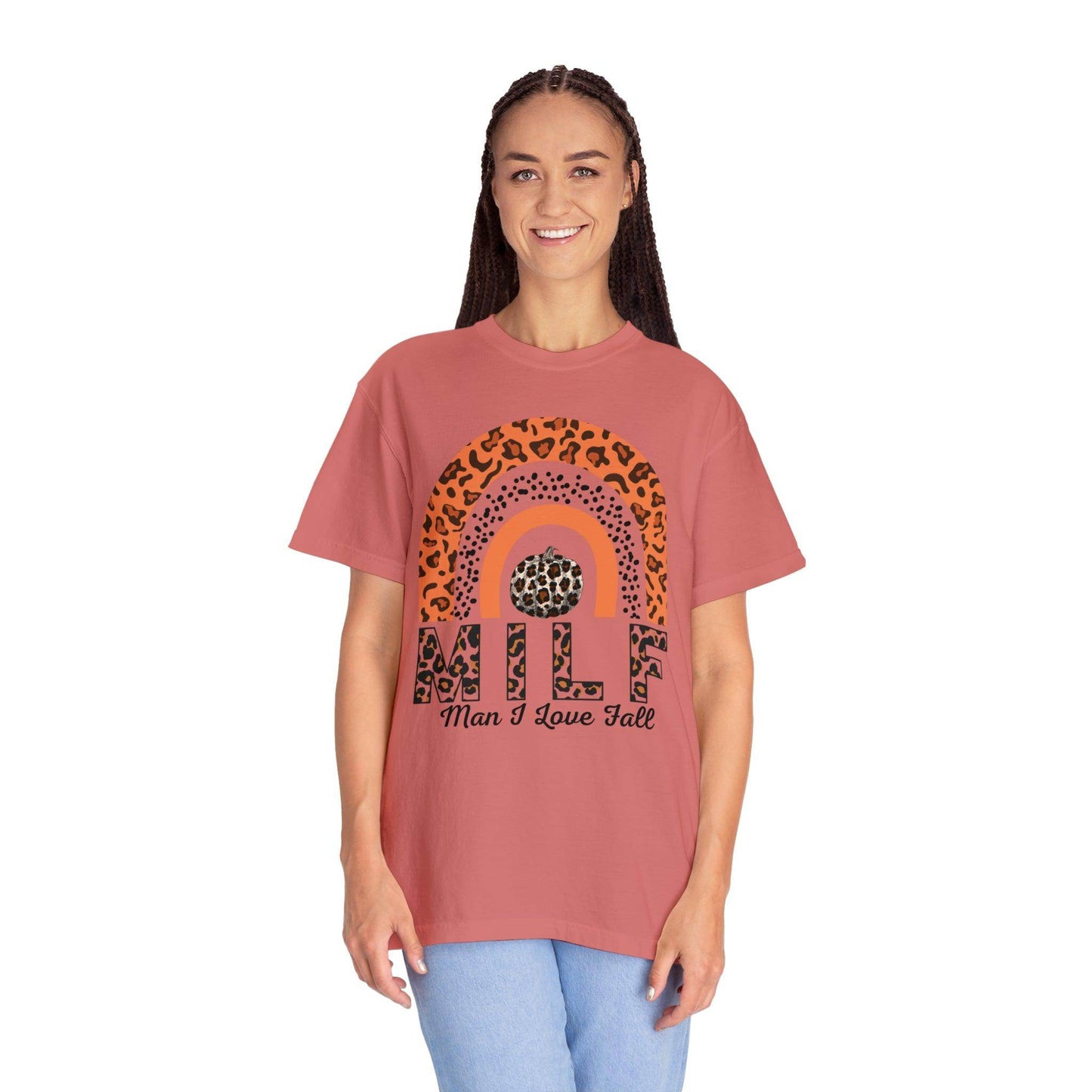 Man I love Fall Gift for Fall Funny fall shirts gift Pumpkin comfort colors shirt - Giftsmojo