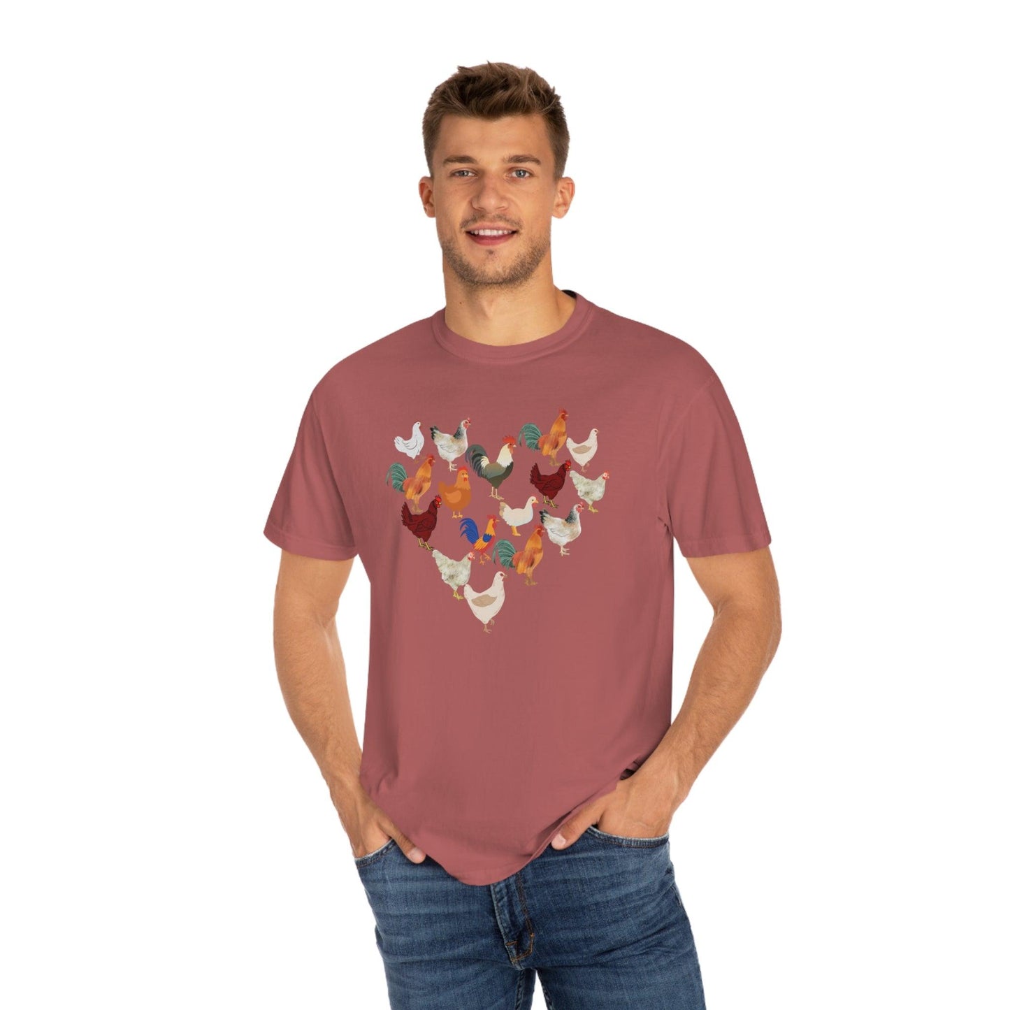 Love Chicken Shirt Chicken Tee Chicken Owner Gift - Gift For Chicken Lover gift - Giftsmojo