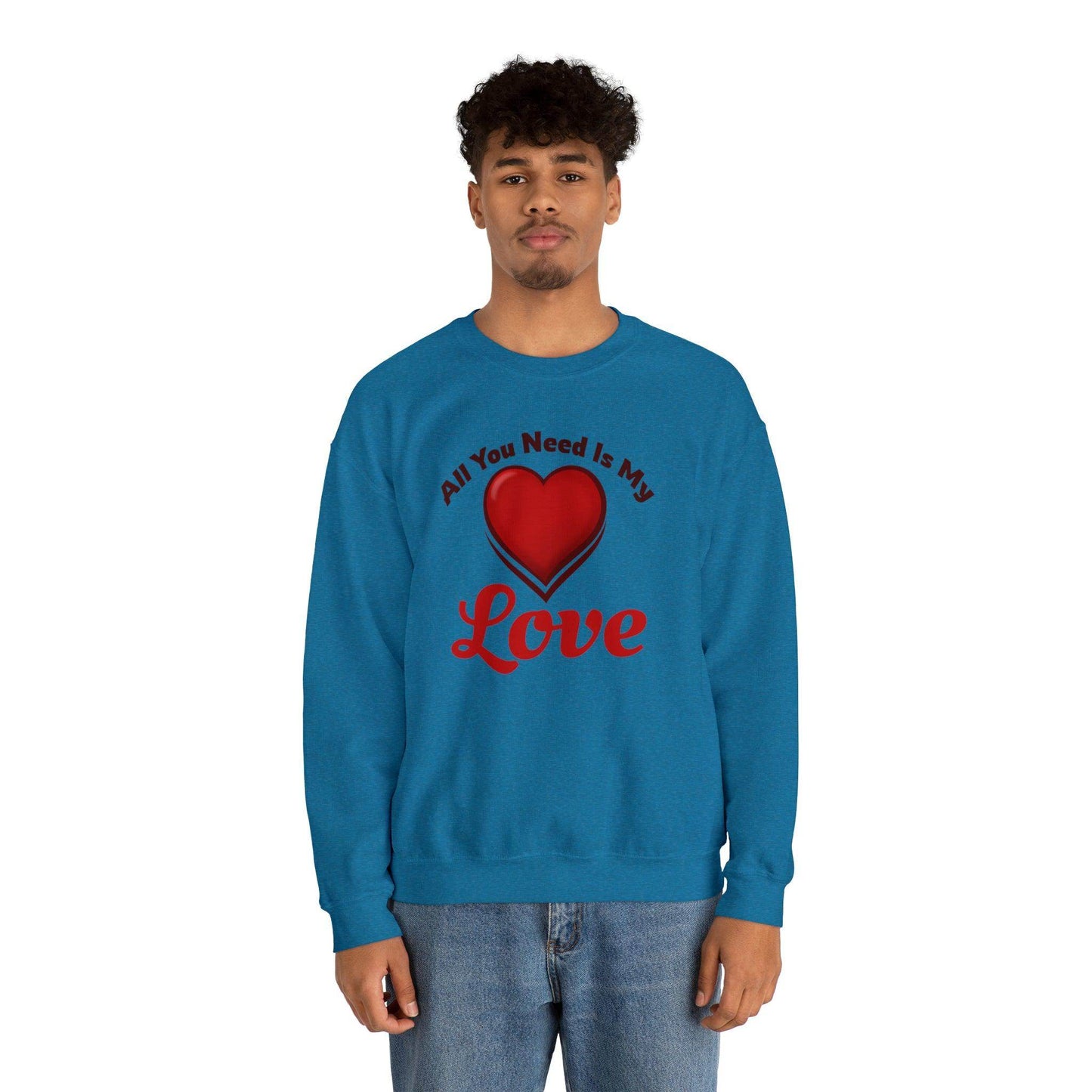 All you need is My Love Tee Hooded Sweatshirt - Giftsmojo