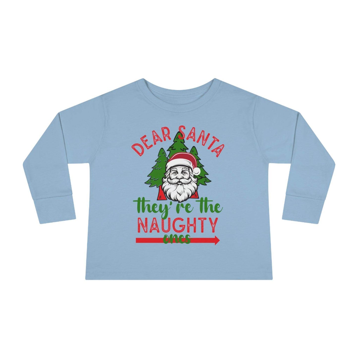 Kids Dear Santa They're The Naughty Ones Shirt For Christmas Shirt for Kids Christmas Outfit for Kids Santa Shirt - Giftsmojo