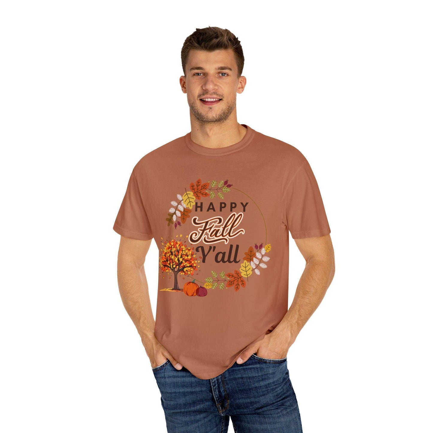 Happy Fall Y'all Gift for Fall, Funny Fall Shirts Gift, Autumn Tee, Fall TShirt - Giftsmojo