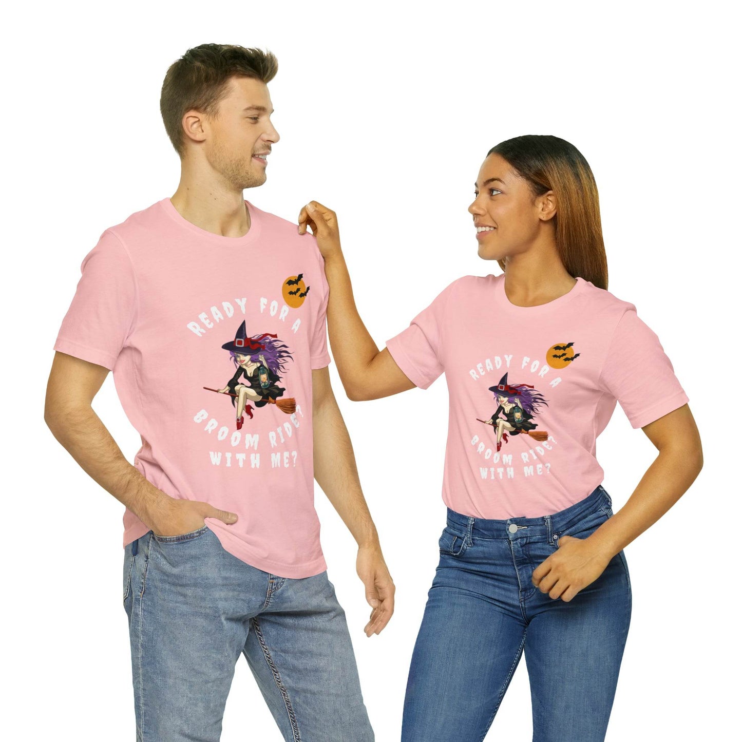 Ready for A Broom Ride Vintage Witch Shirts Funny Witch Shirt Witch Gift Halloween Shirt Halloween Clothes Halloween Vibes Halloween Outfit - Giftsmojo