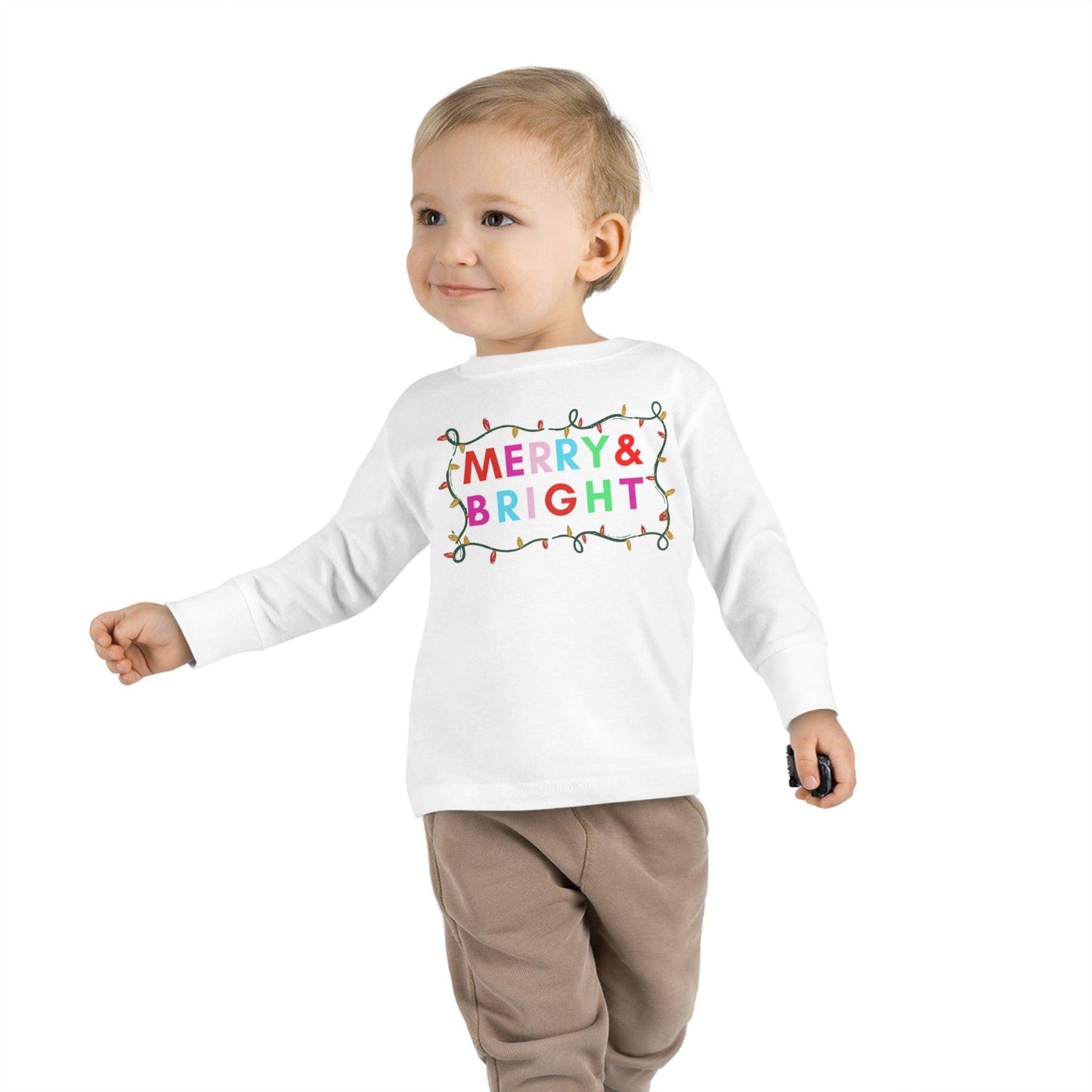 Toddler Christmas Shirt Toddler Christmas Long Sleeve Tee Kids Christmas Gift - Giftsmojo