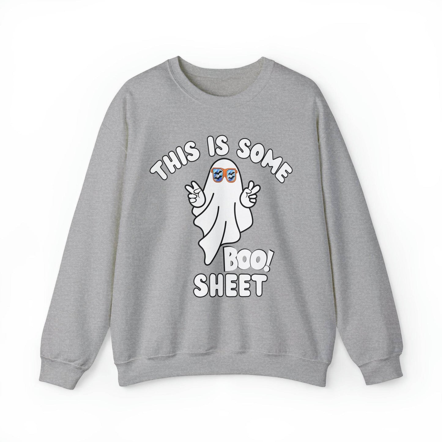This Is Some Boo Sheet Ghost Sweatshirt Cute Ghost Sweatshirt Boo Ghost Sweatshirt Gift Shirt Funny Halloween Shirt Spooky Season Shirt - Giftsmojo