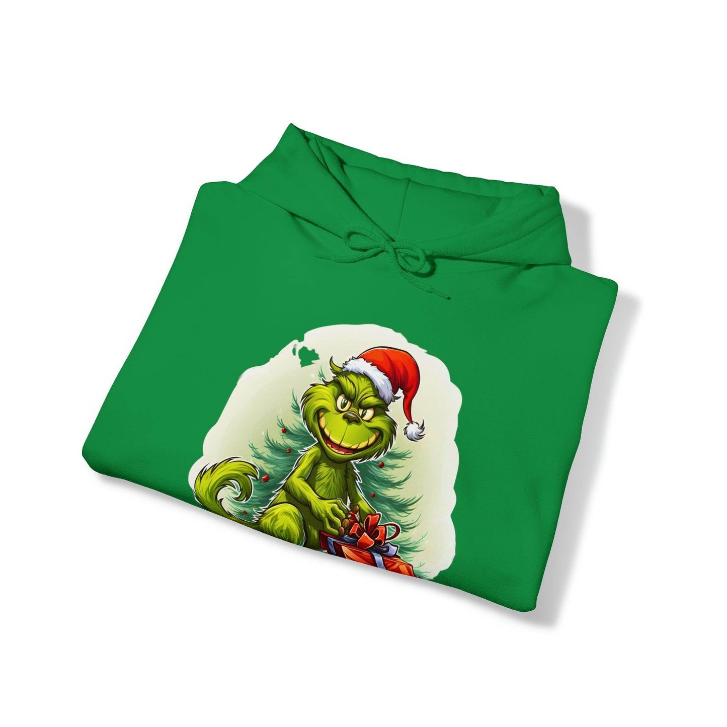 Grinch Hooded Sweatshirt Grinch Christmas Sweatshirt Christmas Sweater Truck Pullover Christmas Tree Sweat Pine Tree Pullover Grinch With a Mug - Giftsmojo