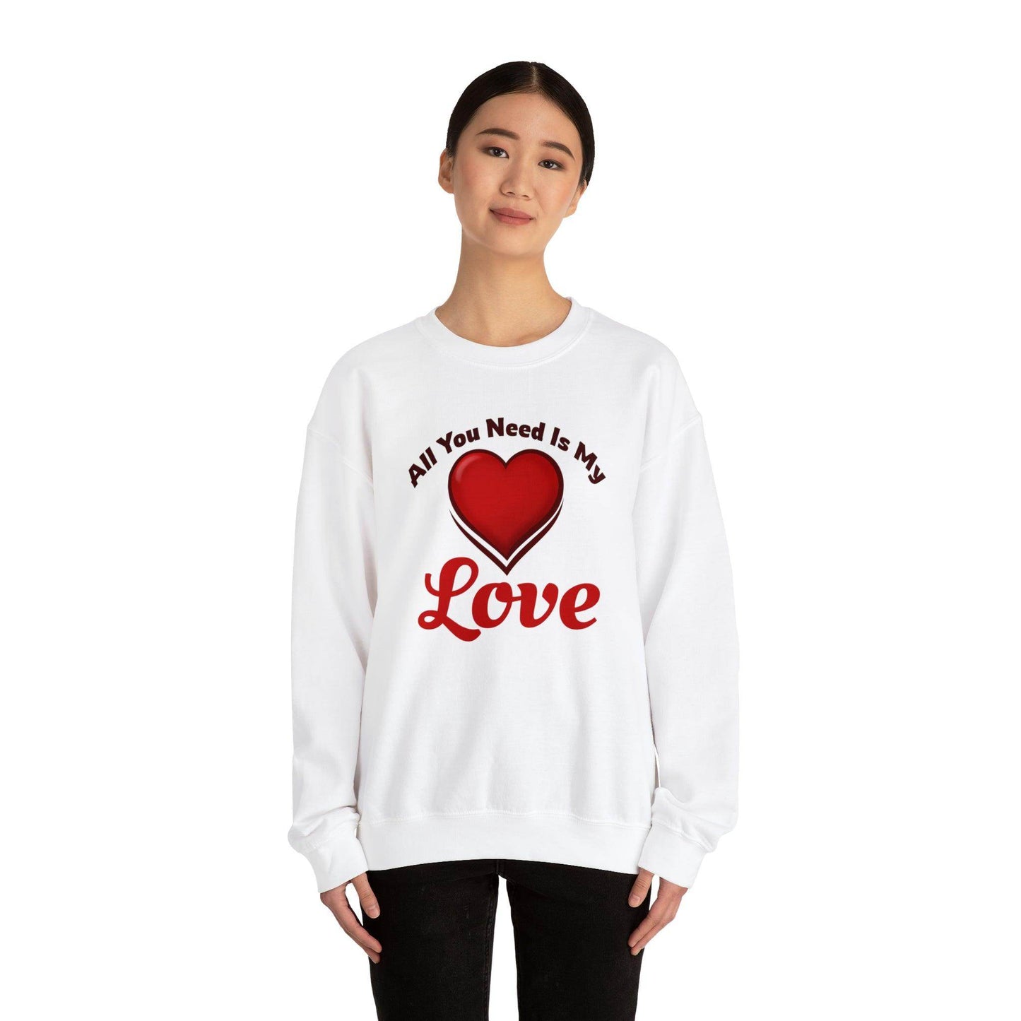 All you need is My Love Tee Hooded Sweatshirt - Giftsmojo