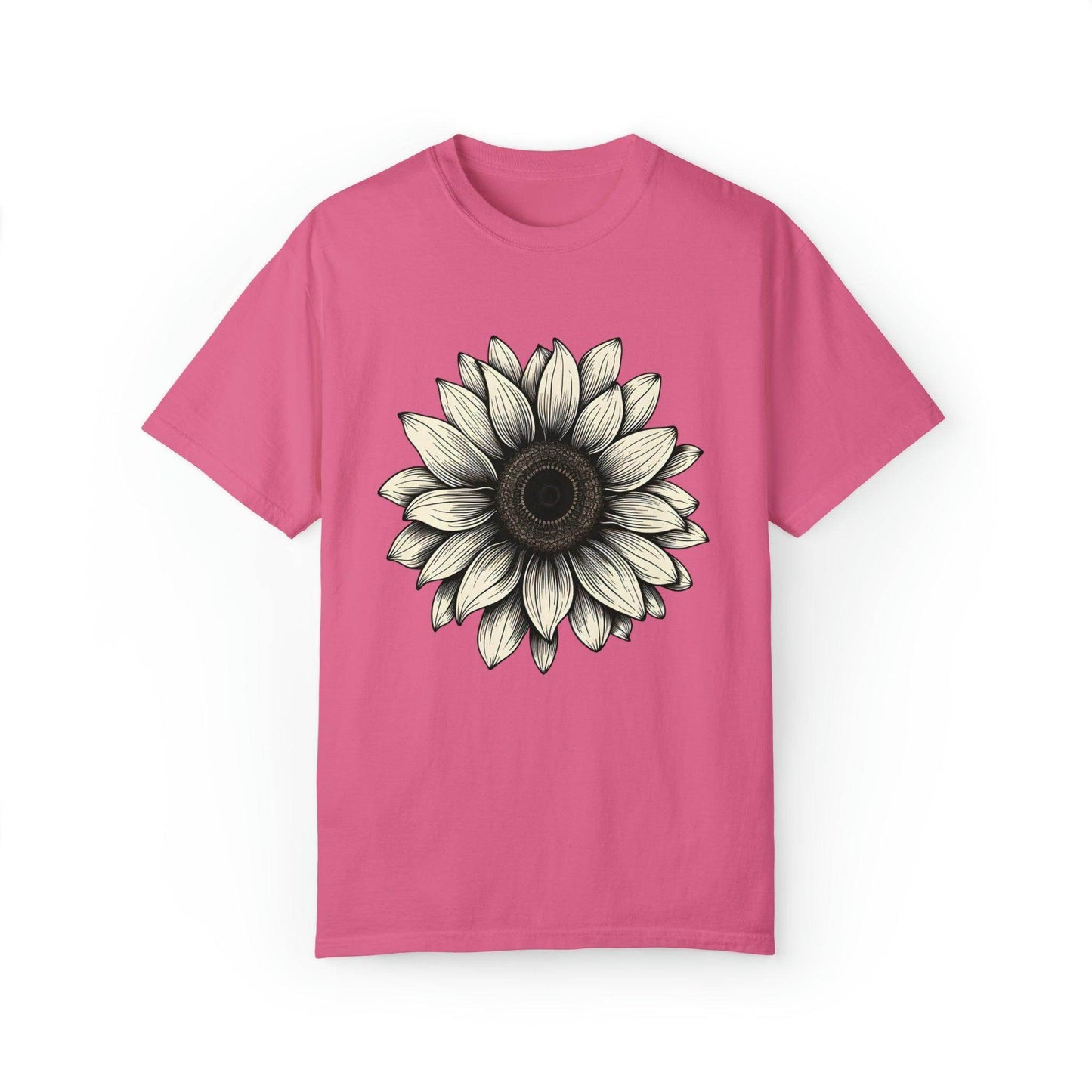 Sunflower Shirt Flower Shirt Aesthetic, Floral Graphic Tee Floral Shirt Flower T-shirt, Wild Flower Shirt Gift For Her Wildflower T-shirt - Giftsmojo