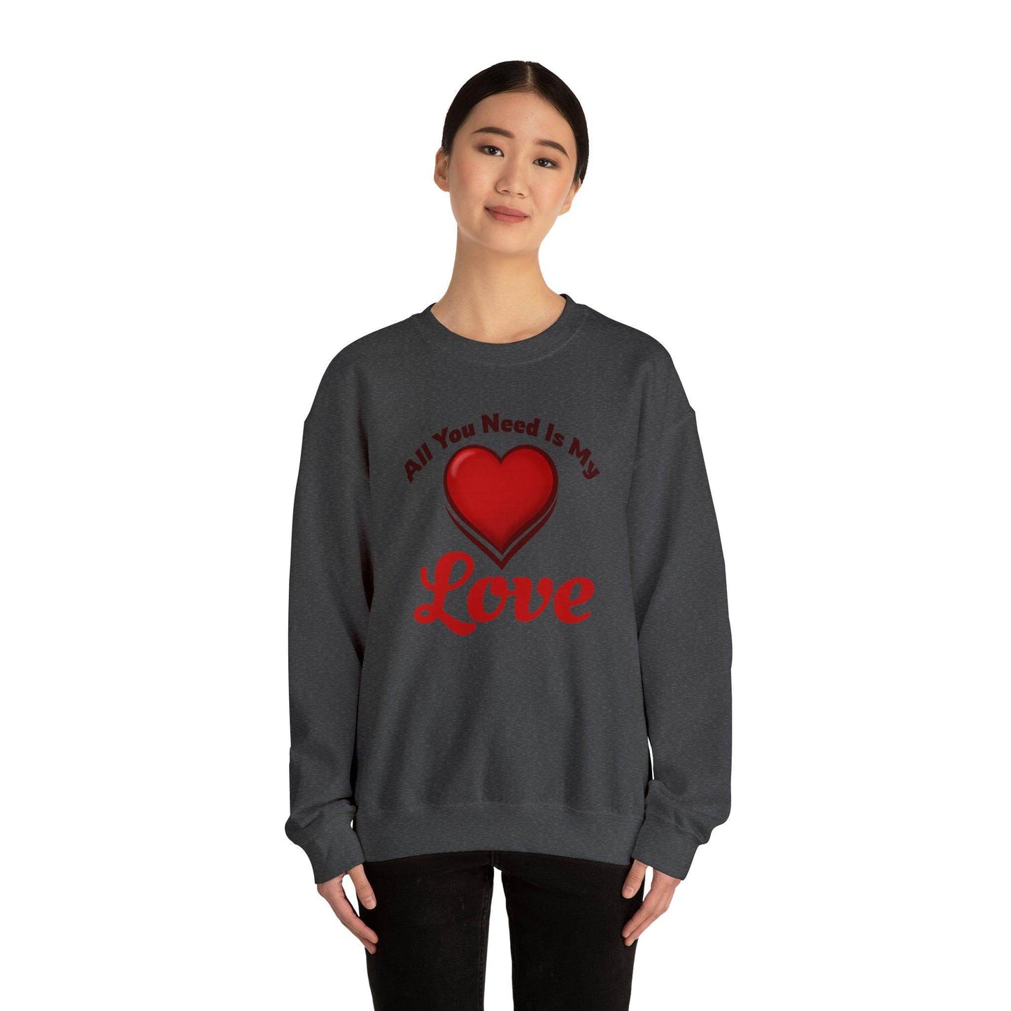 All you need is My Love Tee Hooded Sweatshirt - Giftsmojo