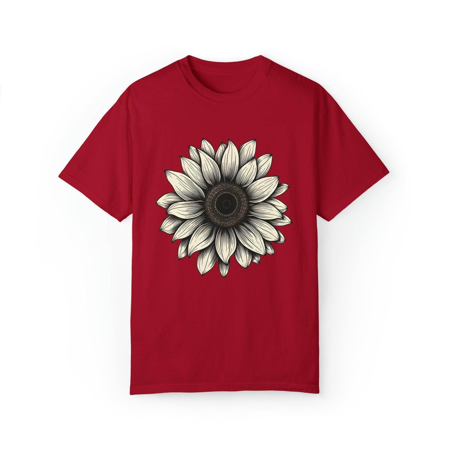 Sunflower Shirt Flower Shirt Aesthetic, Floral Graphic Tee Floral Shirt Flower T-shirt, Wild Flower Shirt Gift For Her Wildflower T-shirt - Giftsmojo