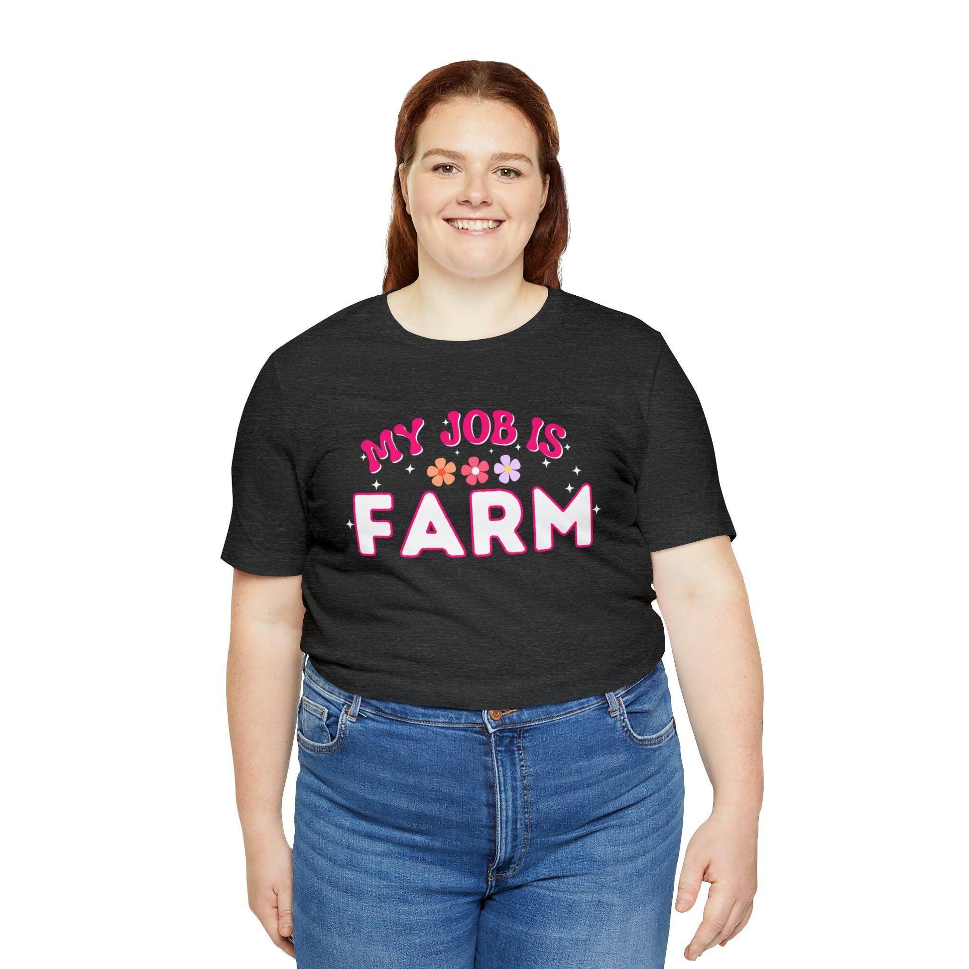 My Job is Farm Shirt Farmer Shirt Farming Shirt Homestead Gardening Shirt - Giftsmojo