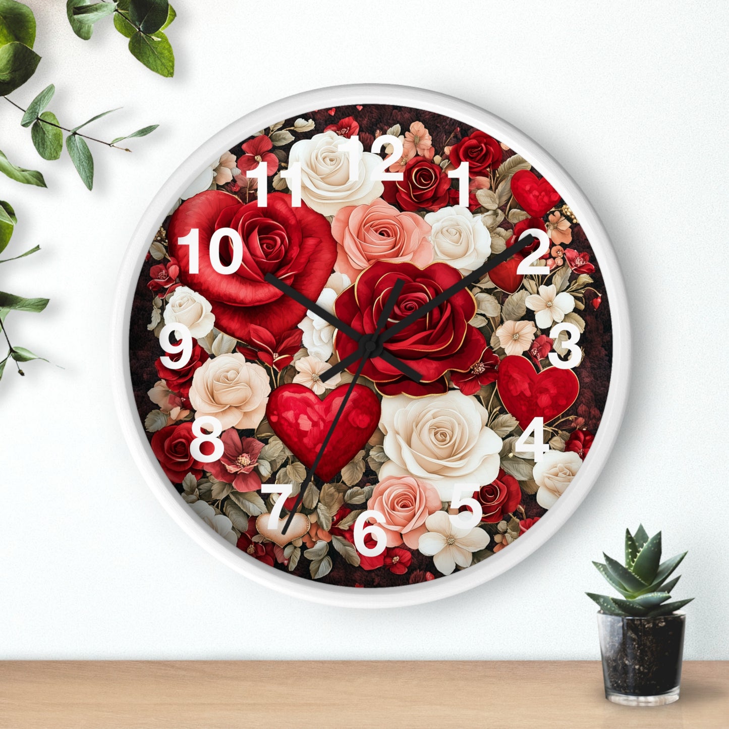 Flower Wall Clock - Botanic Home Decor