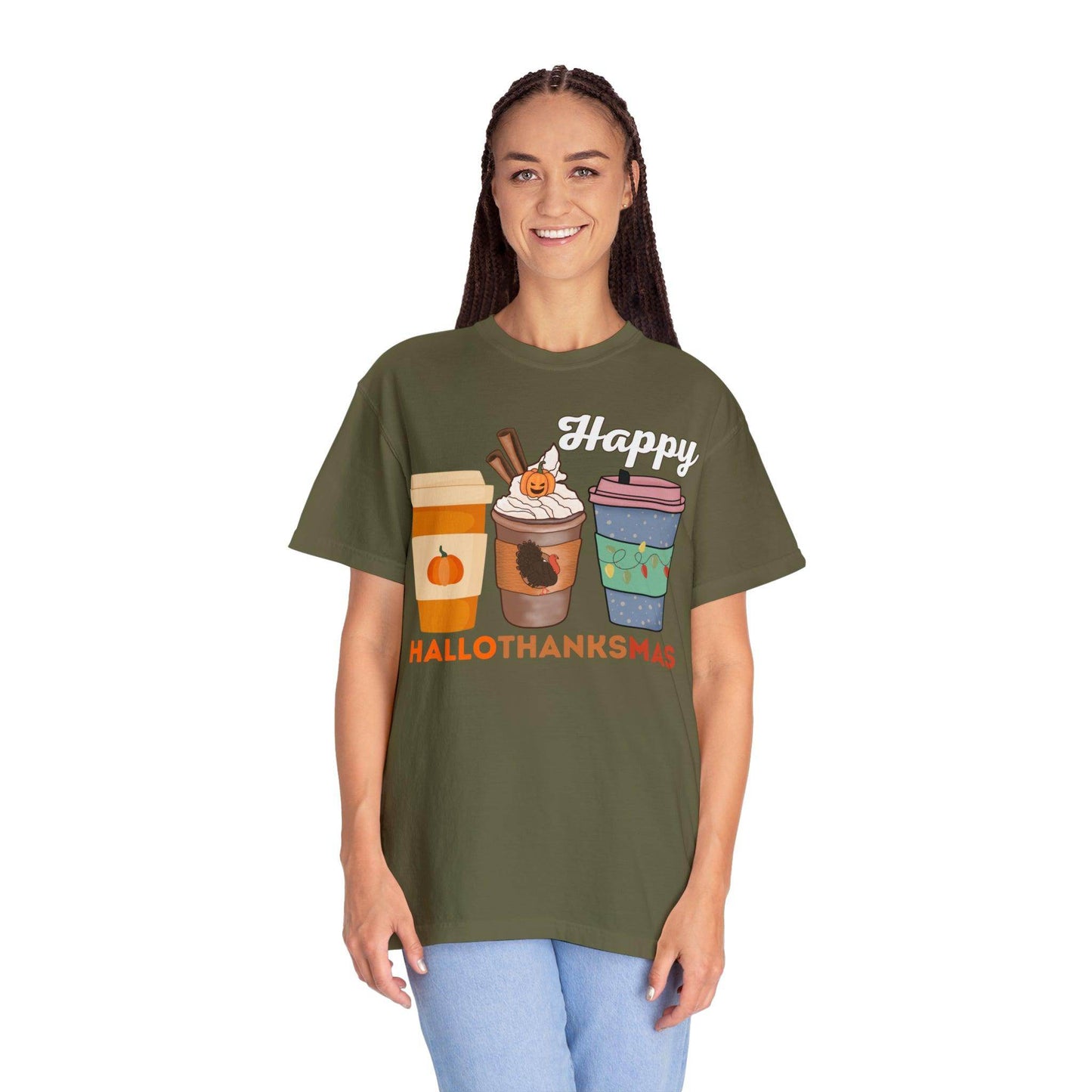 HALLOTHANKSMAS Gift for Fall Halloween Thanksgiving Christmas Gift - Giftsmojo