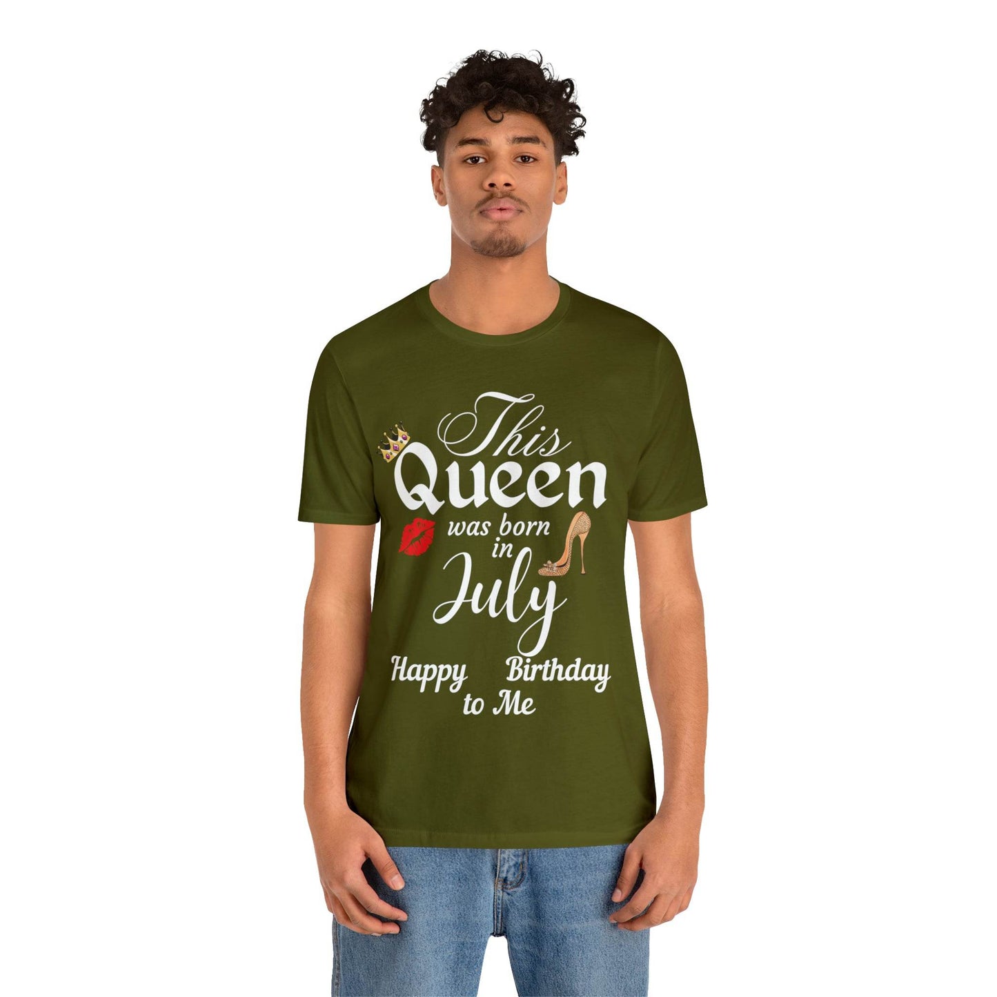 Birthday Queen Shirt, Gift for Birthday, This Queen was born in July Shirt, Funny Queen Shirt, Funny Birthday Shirt, Birthday Gift - Giftsmojo