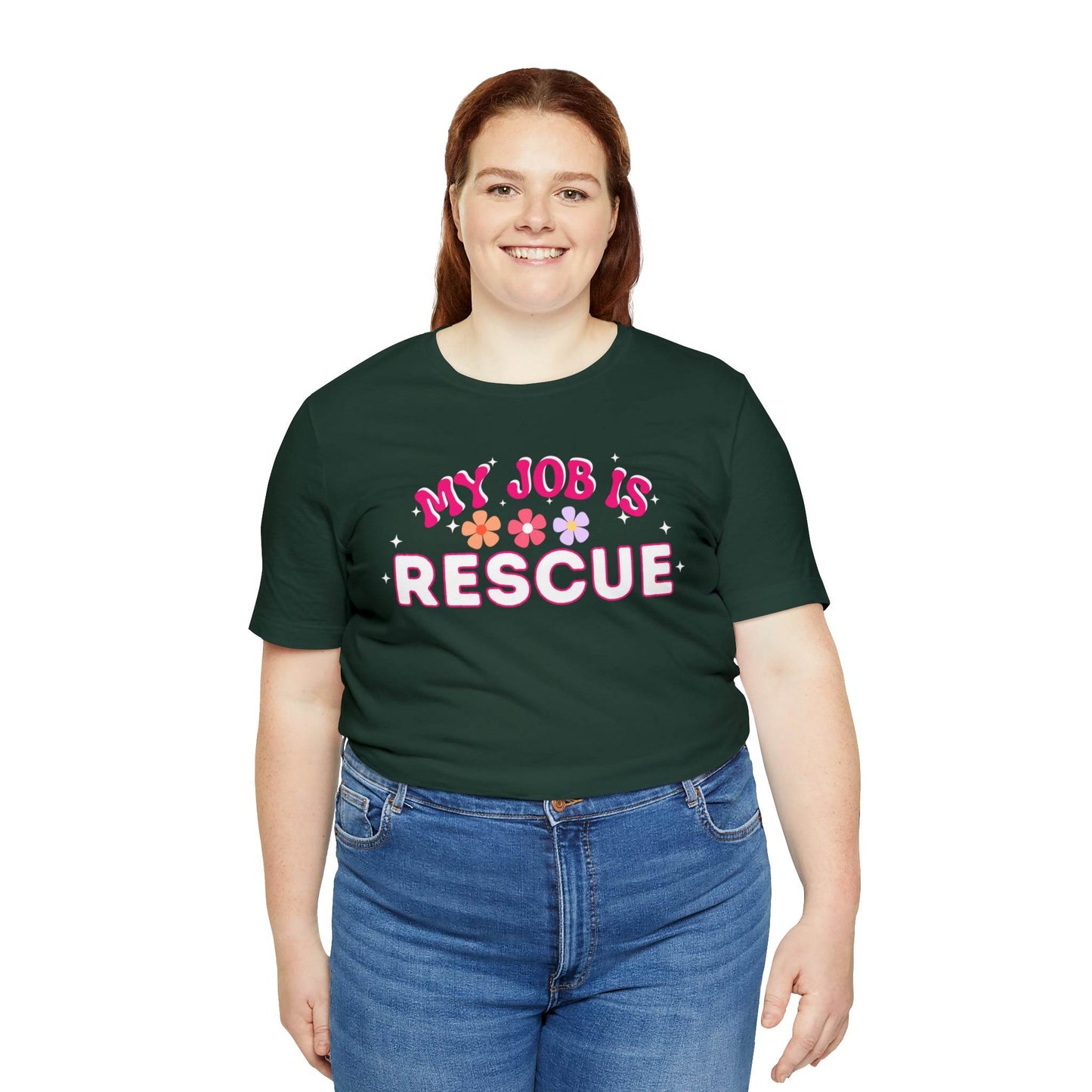 My Job is Rescue Shirt Firefighter Shirt Coast Guard Shirt Paramedic, Lifeguard, - Giftsmojo
