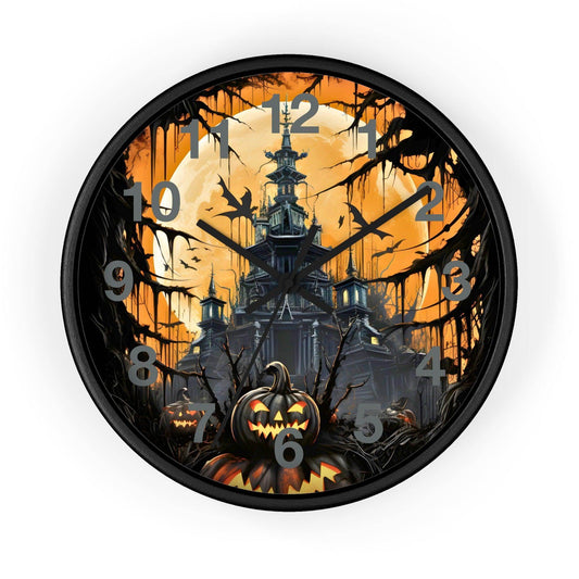 Halloween Ghost Wall Clock Halloween Wall Clocks Halloween Clock Fall Clock Halloween Decor - Giftsmojo