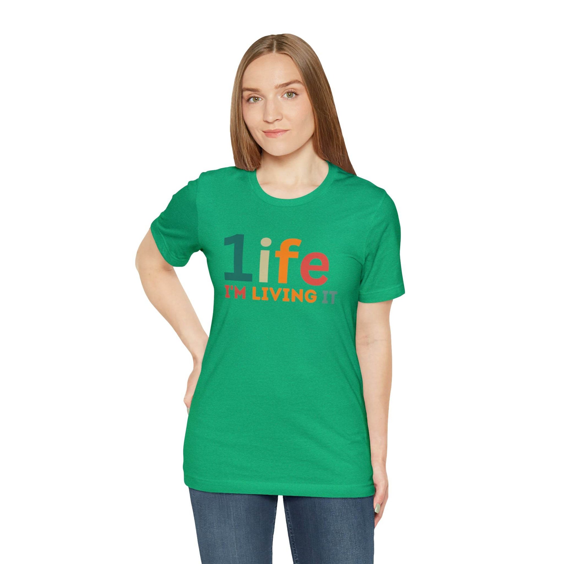 One life Shirt Retro 1life shirt Live Your Life You Only Have One Life To Live Retro Shirt - Giftsmojo