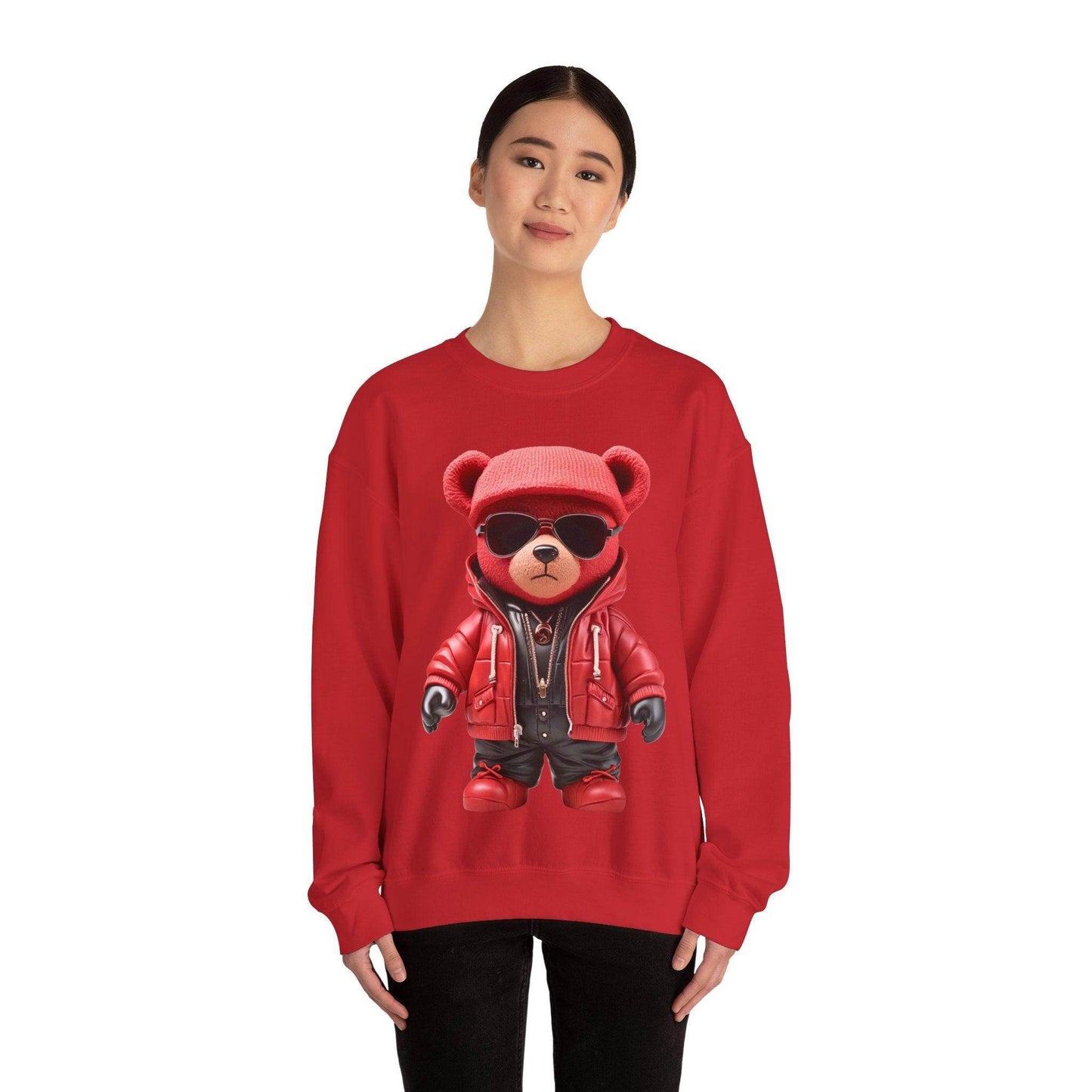 Hip-Hop Teddy Bear Sweatshirt: Elevate Your Style with Streetwear Chic - Giftsmojo