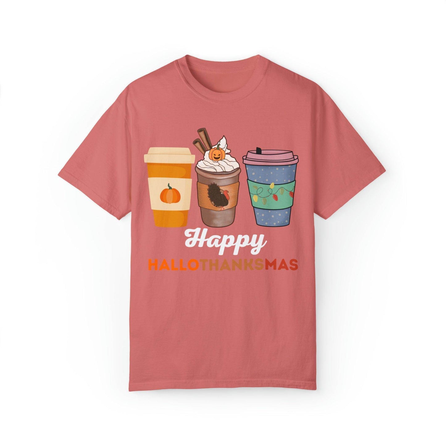 Happy HALLOTHANKSMAS Gift for Fall Halloween Thanksgiving Christmas Gift - Giftsmojo