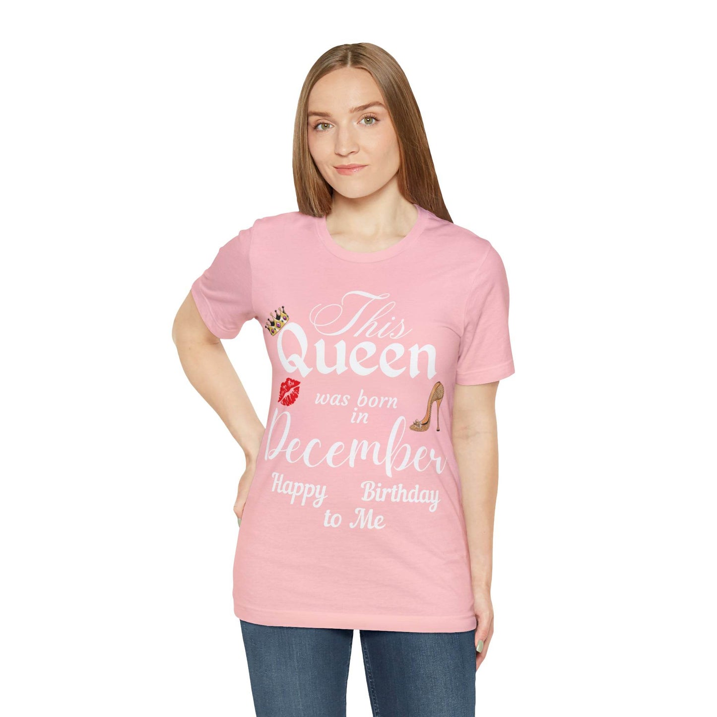 Birthday Queen Shirt, Gift for Birthday, This Queen was born in December Shirt, Funny Queen Shirt, Funny Birthday Shirt, Birthday Gift - Giftsmojo