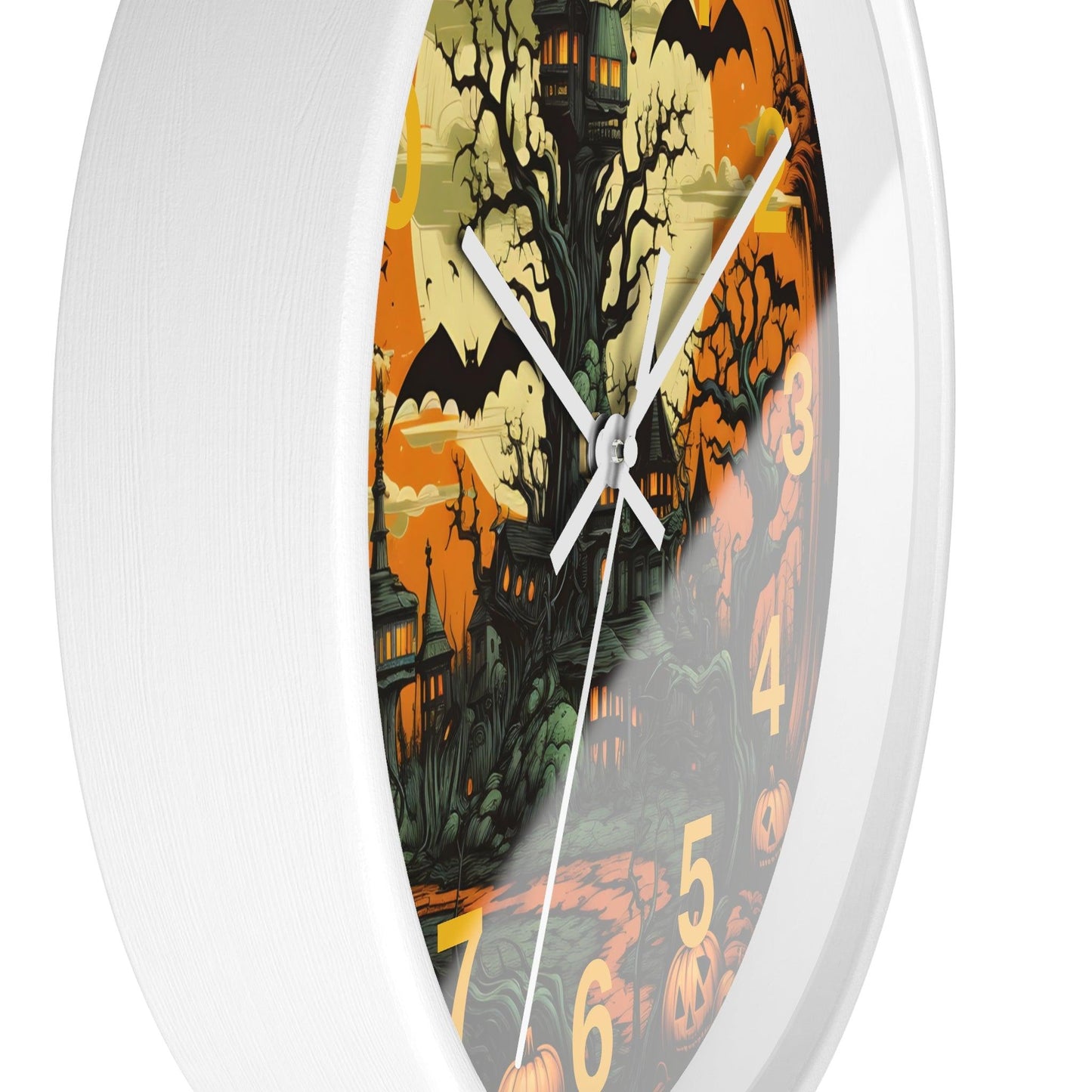 Halloween decor Halloween Ghost Wall Clock Halloween Wall Clocks Halloween Clock Fall Clock Halloween Decor