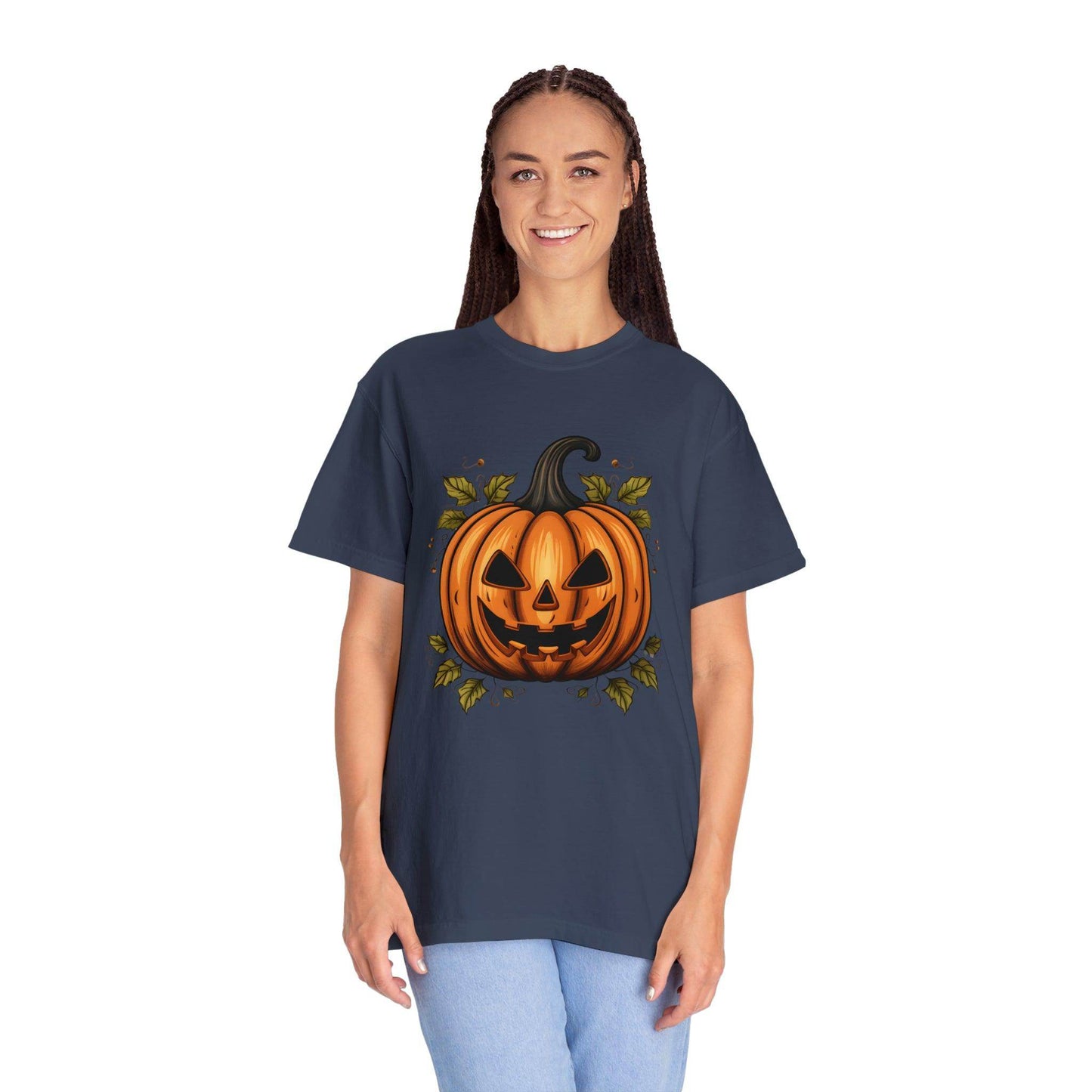 Scary Pumpkin Shirt, Halloween Shirt, Halloween Costume Pumpkin Costume Laughing Pumpkin Tee Fall tshirt Fall Shirt Halloween Gift - Giftsmojo