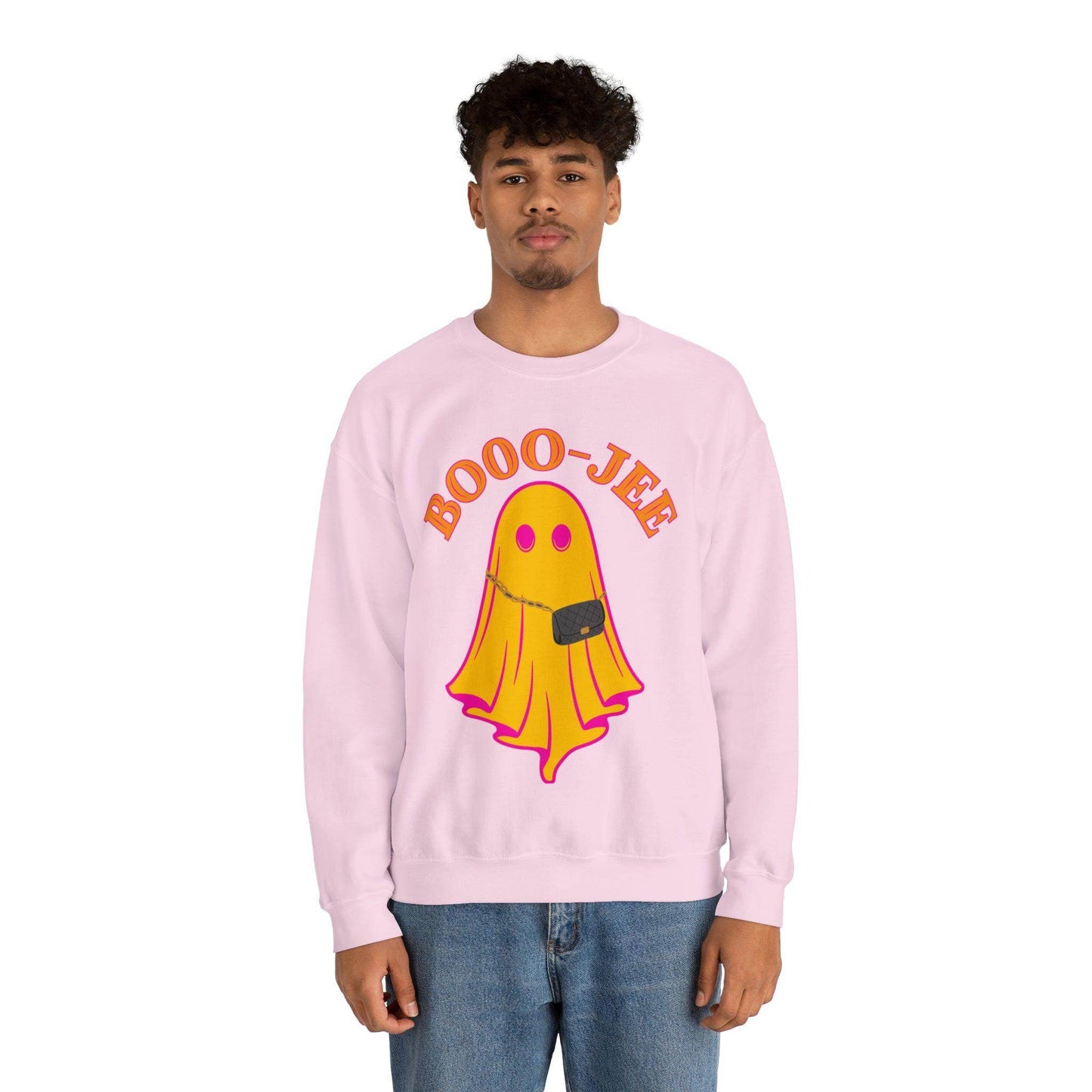 Booo-Jee Sweatshirt, Boo Halloween Sweatshirt, Spooky Ghost Sweatshirt, Boo Jee Shirt, Halloween Ghost Sweatshirt, Halloween Boo Shirt - Giftsmojo