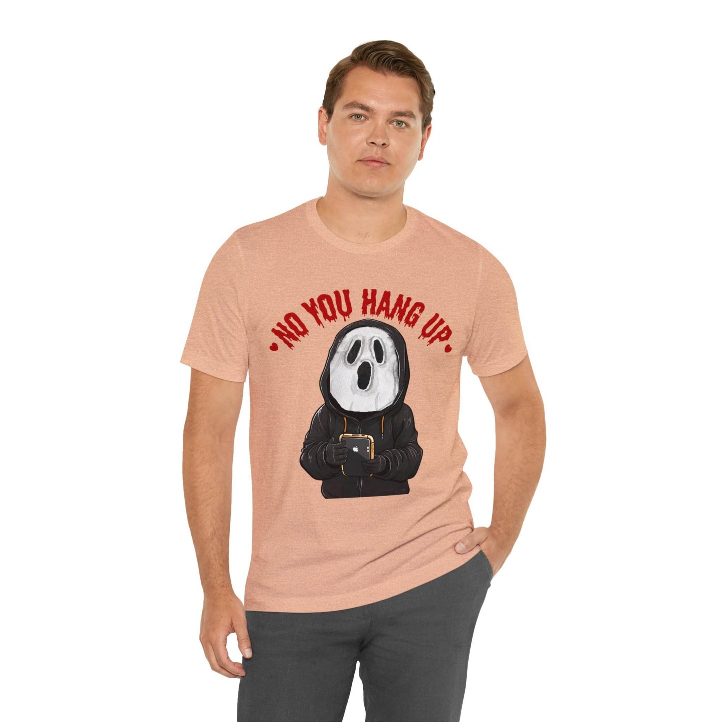 No You Hang Up Scary Halloween Costume Halloween Shirt Playful and Spooky Charm Fall Shirt - Giftsmojo