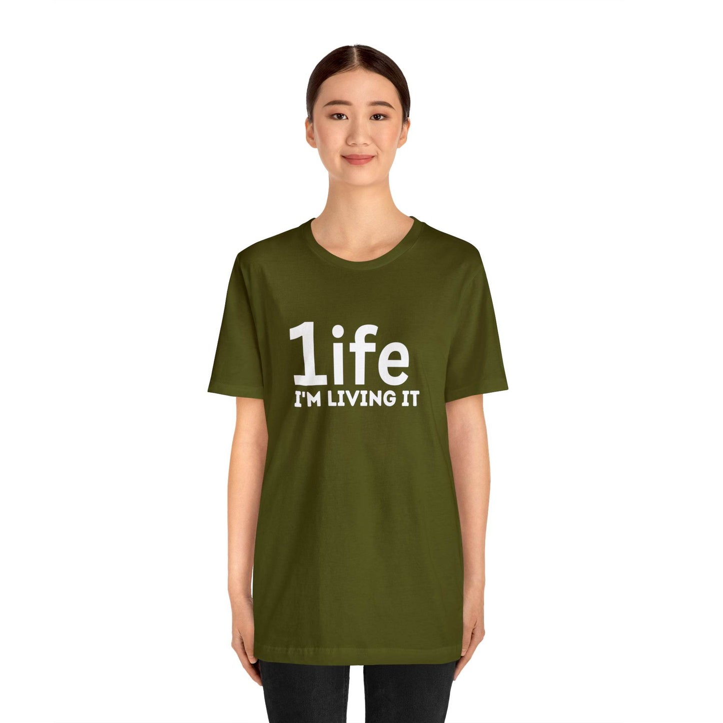 One Life I'M Living It Shirt One life Shirt 1life shirt Live Your Life You Only Have One Life To Live Shirt - Giftsmojo