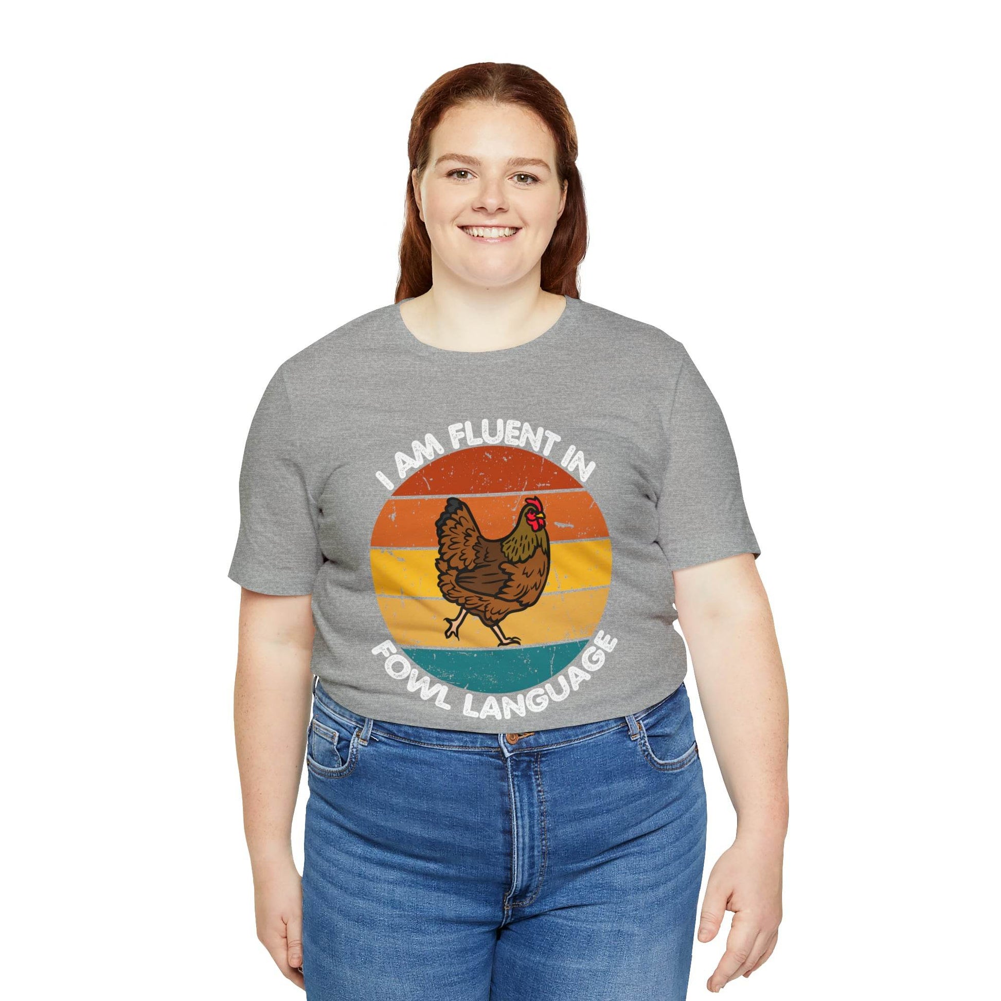 Fluent in Fowl Language shirt, Chicken Shirt Chicken Tee Chicken Owner Gift - Gift For Chicken Lover gift - Giftsmojo