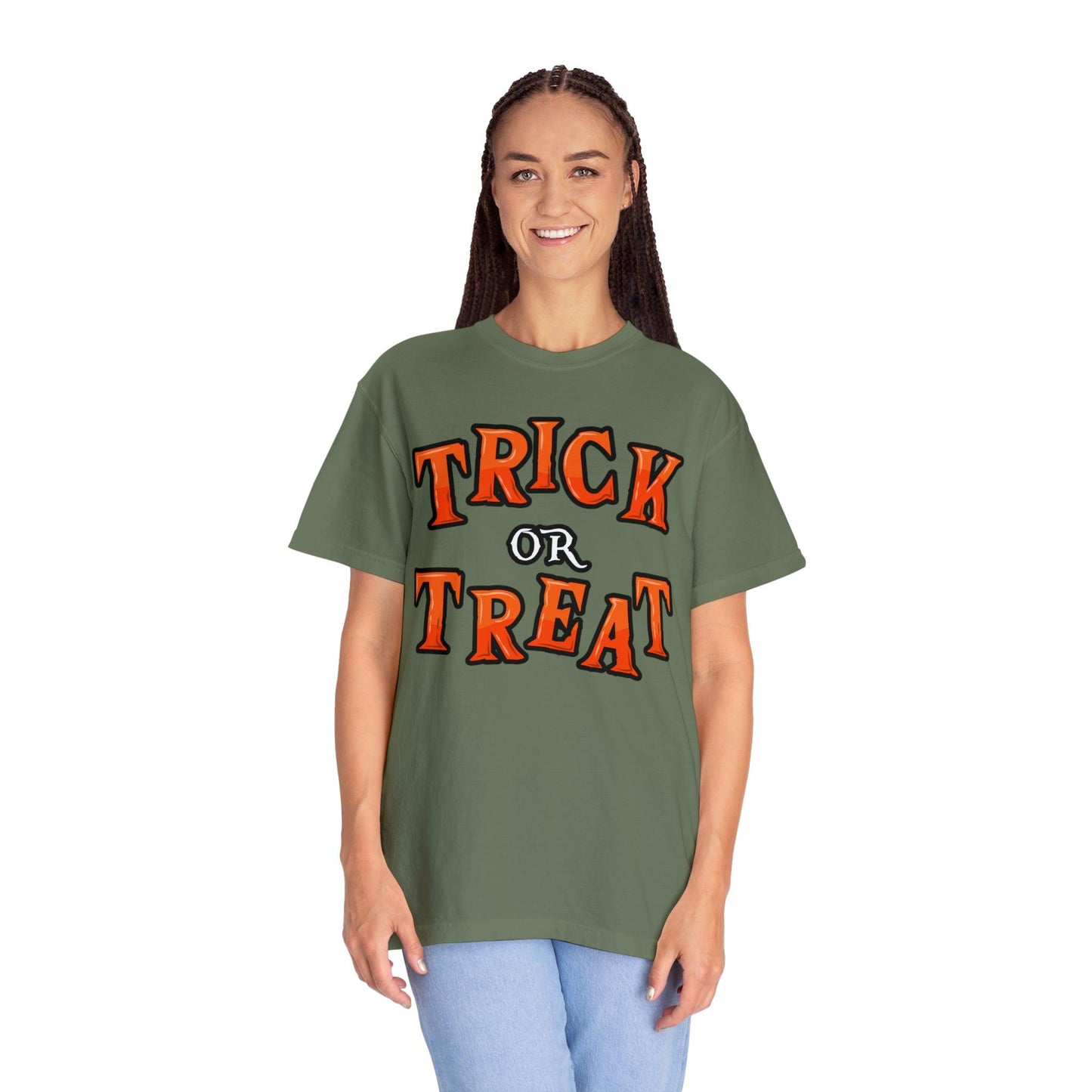 Trick or Treat Shirt Halloween Party Outfit Vintage Shirt Halloween Shirt Cute Spooky Shirt, Halloween Gift Halloween T-shirtRetro Halloween Tshirt - Giftsmojo