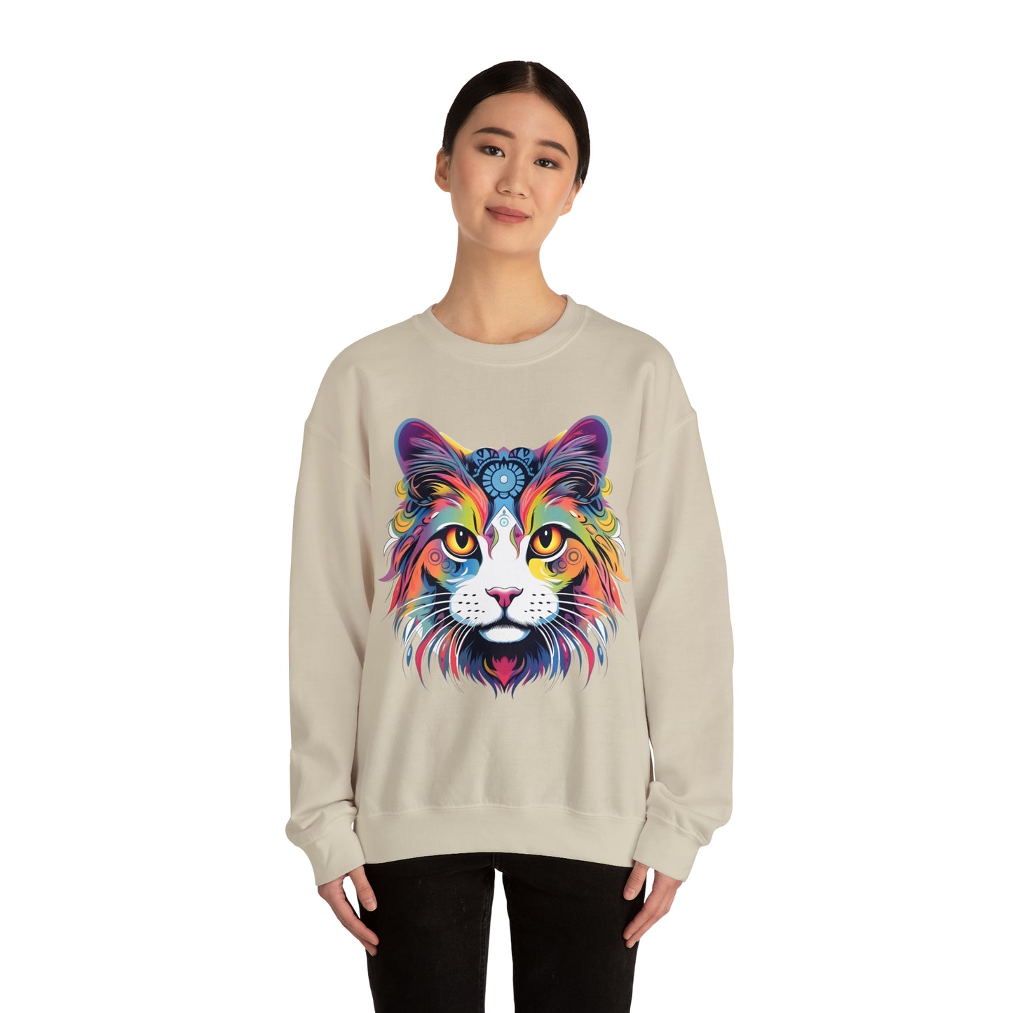 Vintage Cat Lover Sweater Animal Lover Gift Cat Mom Gift Cat Lover Gift Cat Mom Sweatshirt Retro Cat Sweatshirt Cat Crewneck Sweatshirt
