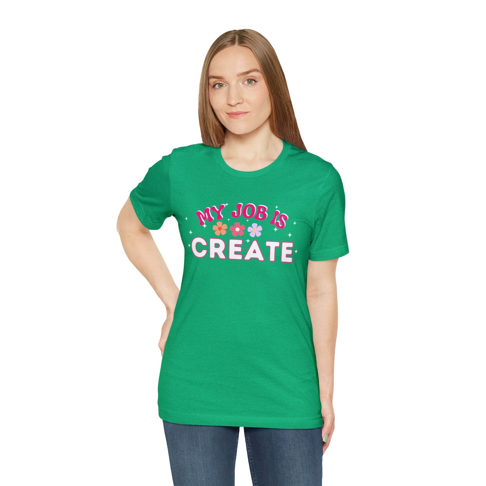 My Job is Create Shirt Artist Shirt, Content Creator Shirt Blogger Shirt Vlogger Shirt, Youtuber shirt - Giftsmojo