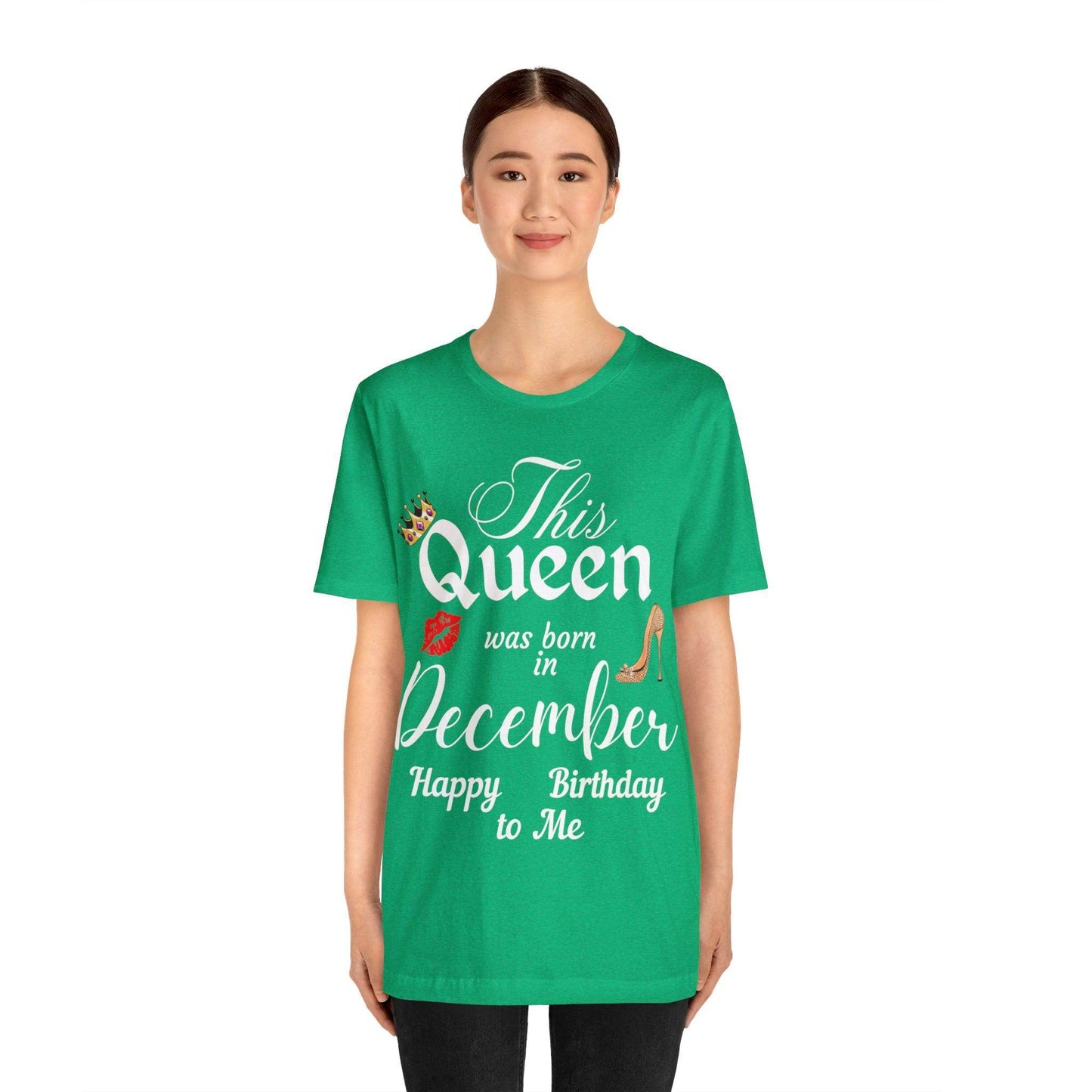 Birthday Queen Shirt, Gift for Birthday, This Queen was born in December Shirt, Funny Queen Shirt, Funny Birthday Shirt, Birthday Gift - Giftsmojo