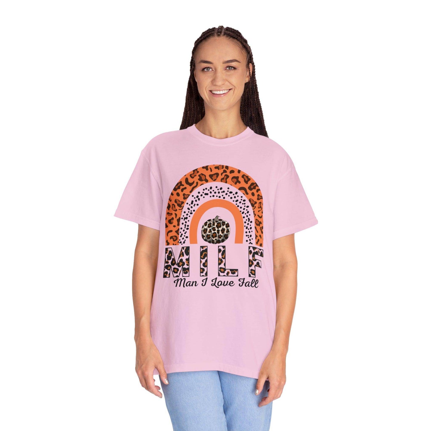 Man I love Fall Gift for Fall Funny fall shirts gift Pumpkin comfort colors shirt - Giftsmojo