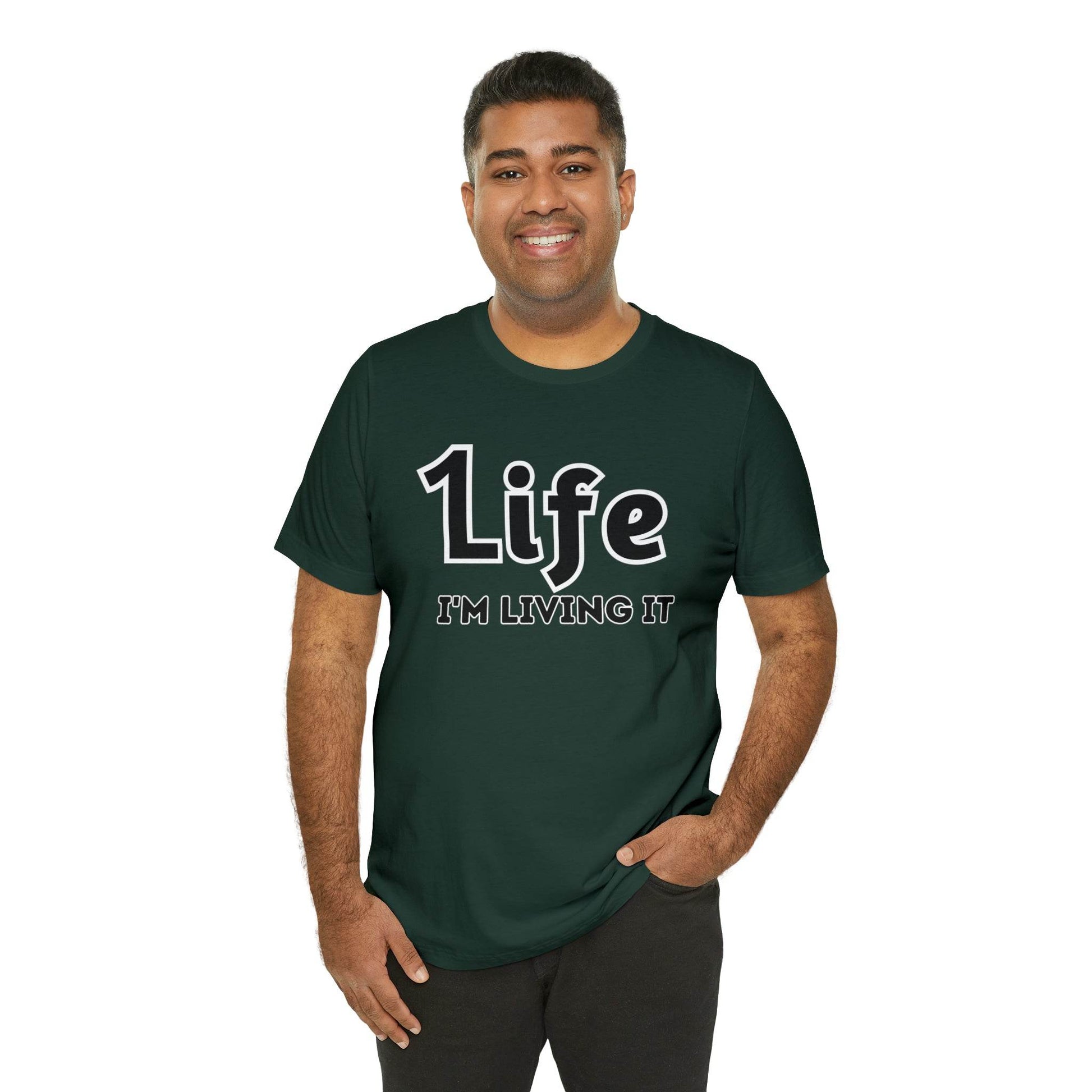 One Life I'M Living It Shirt One life Shirt 1life shirt Live Your Life You Only Have One Life To Live Shirt - Giftsmojo