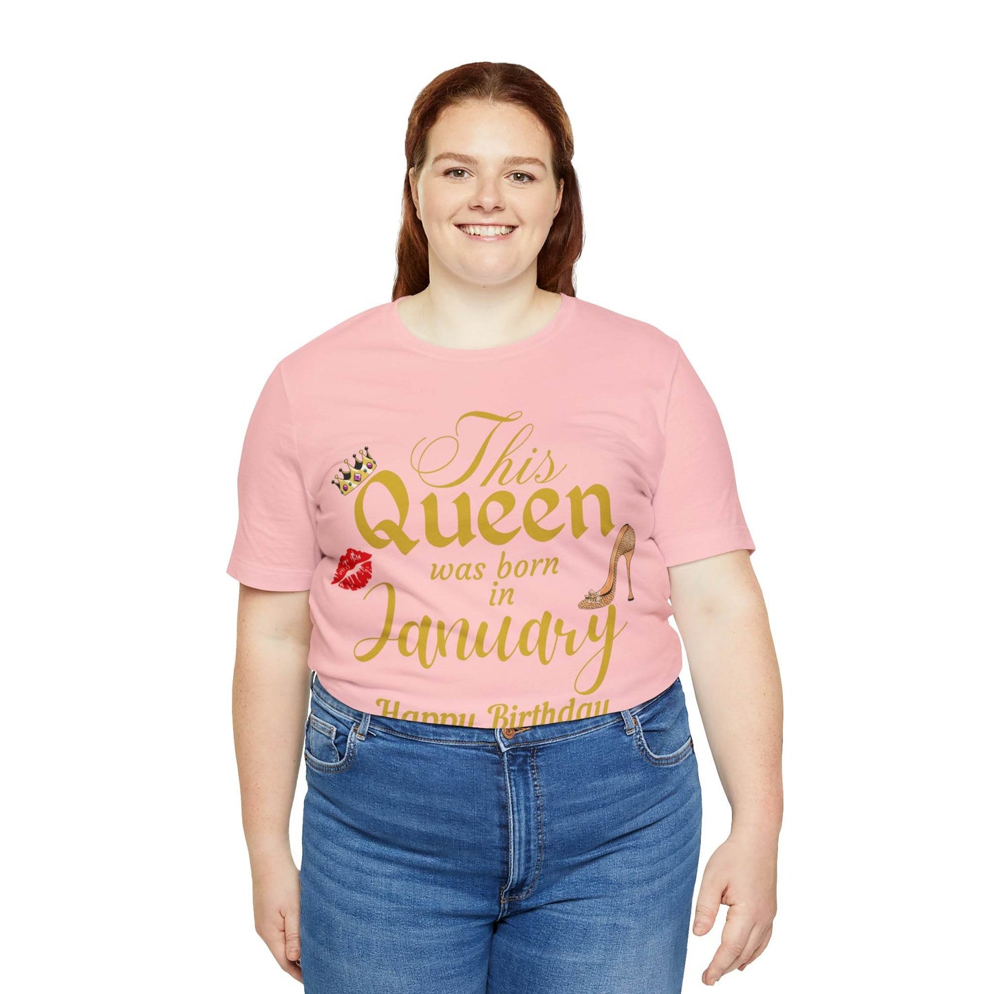 Birthday Queen Shirt, Gift for Birthday, This Queen was born in January Shirt, Funny Queen Shirt, Funny Birthday Shirt, Birthday Gift - Giftsmojo