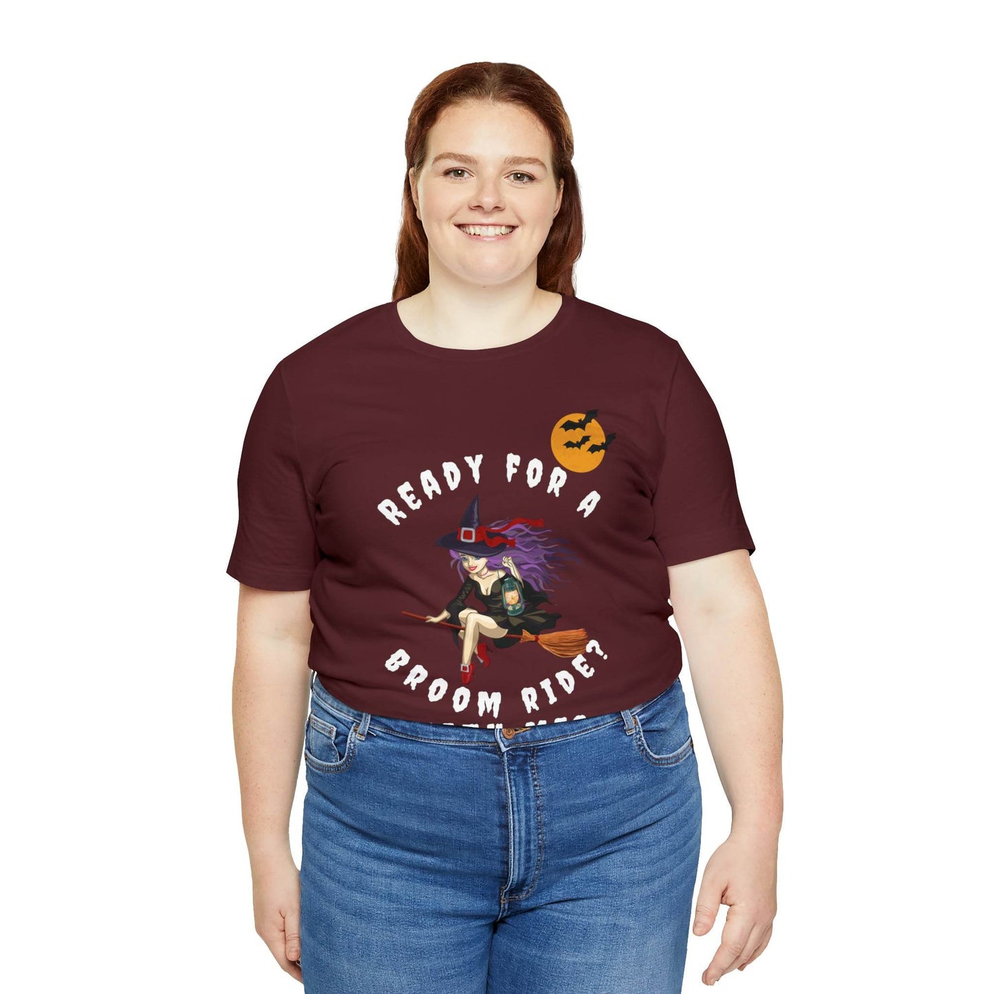 Ready for A Broom Ride Vintage Witch Shirts Funny Witch Shirt Witch Gift Halloween Shirt Halloween Clothes Halloween Vibes Halloween Outfit - Giftsmojo