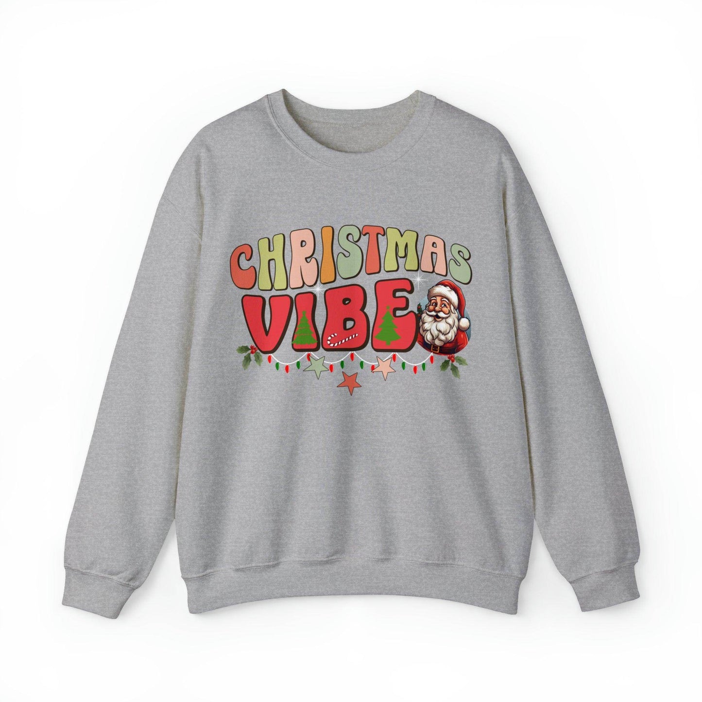 Cute Christmas Vibe Sweatshirt Funny Christmas Shirt Matching Shirts Christmas Vibes Holiday Shirt Cute Christmas Shirt - Giftsmojo