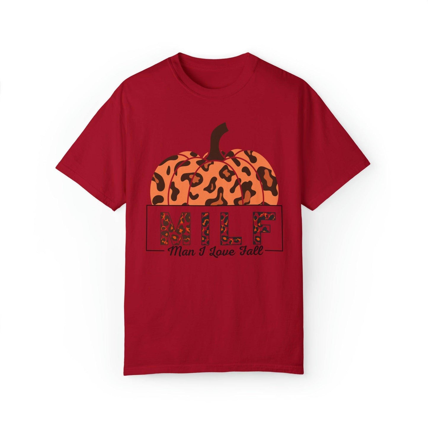 Man I love Fall Gift for Fall Funny fall shirts gift Pumpkin comfort colors - Giftsmojo