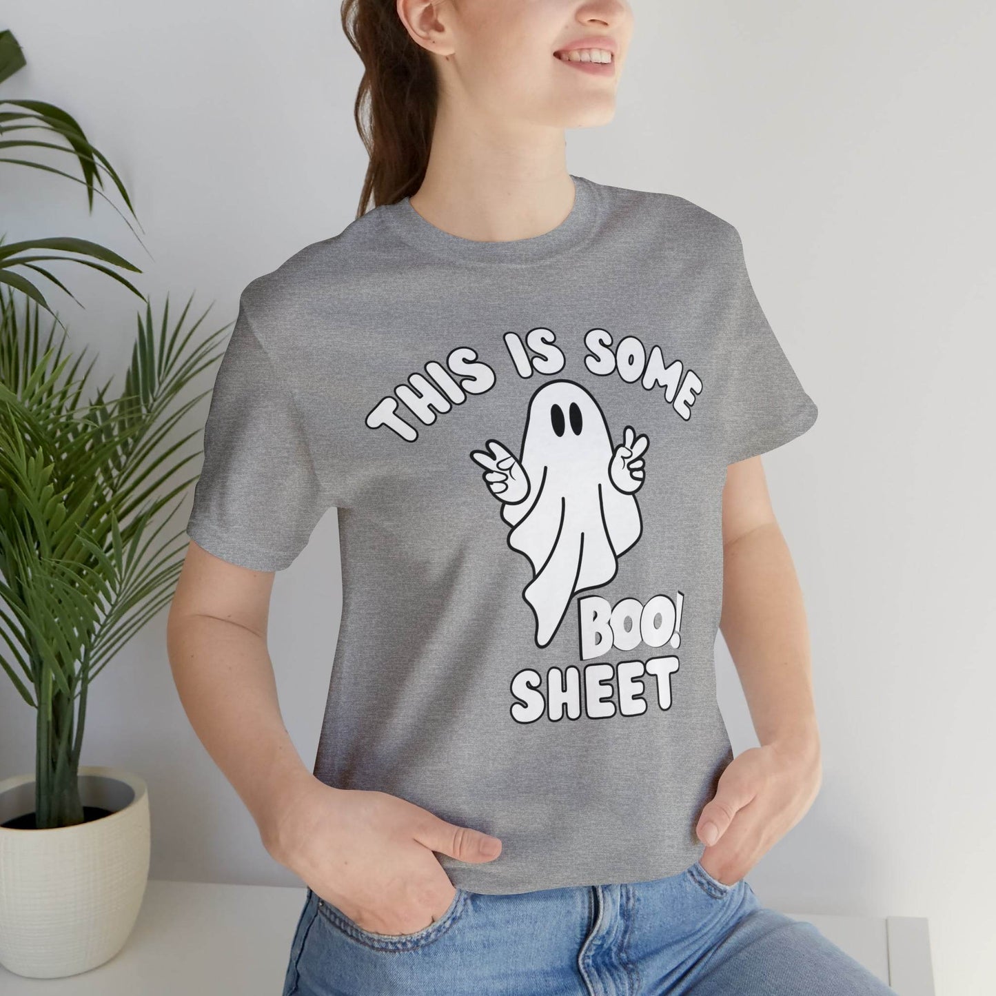 This Is Some Boo Sheet Funny Halloween Shirt Funny Halloween Costume Spooky Season Tee Funny Gift Shirt for Birthday Christmas Anniversary - Giftsmojo