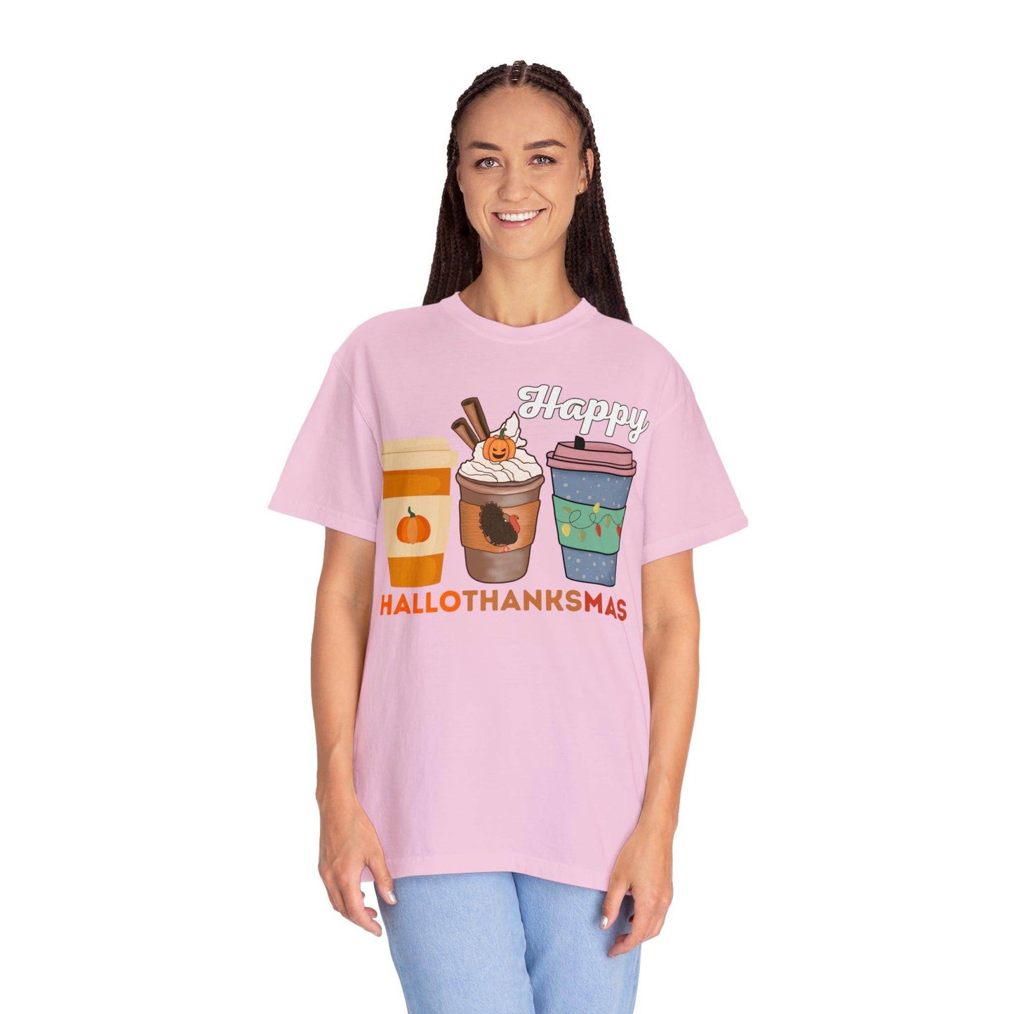 HALLOTHANKSMAS Gift for Fall Halloween Thanksgiving Christmas Gift - Giftsmojo
