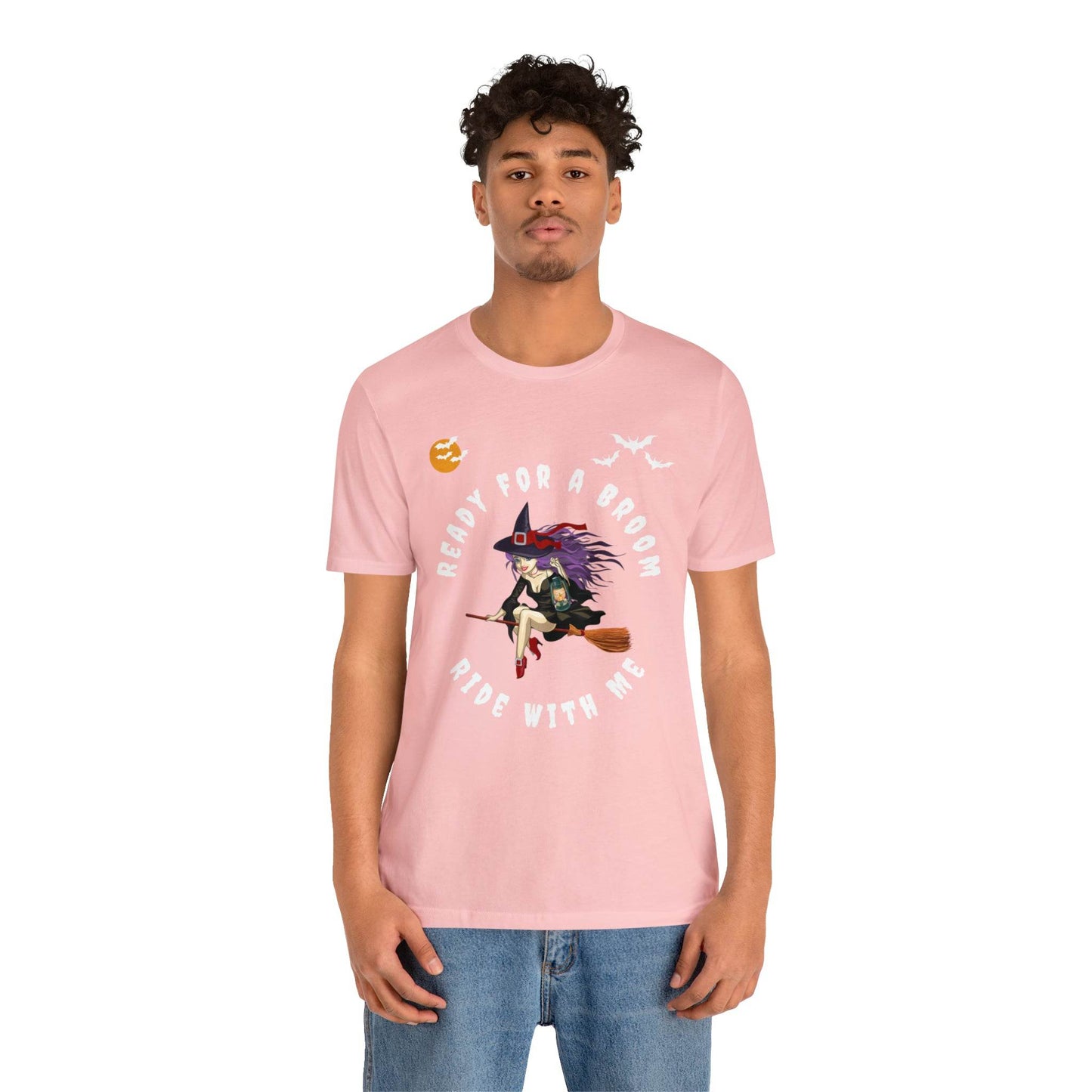 Ready for a Broom Ride with Me Halloween shirt, Witch shirt, Halloween tshirt, Halloween outfit, Work Halloween Costume - Giftsmojo