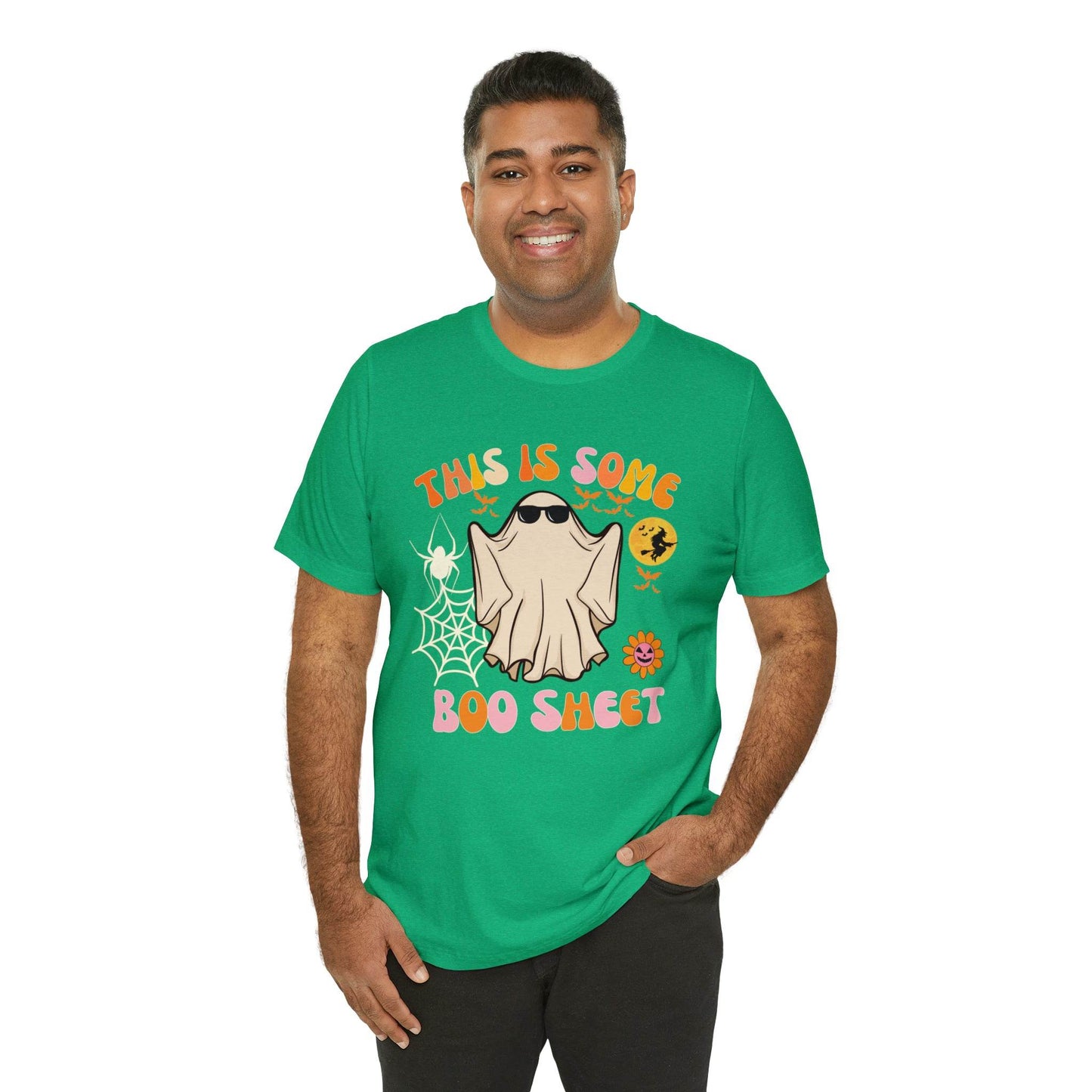 This Is Some Boo Sheet Funny Halloween Shirt Funny Halloween Costume Spooky Season Tee Funny Gift Shirt for Birthday Christmas Anniversary - Giftsmojo
